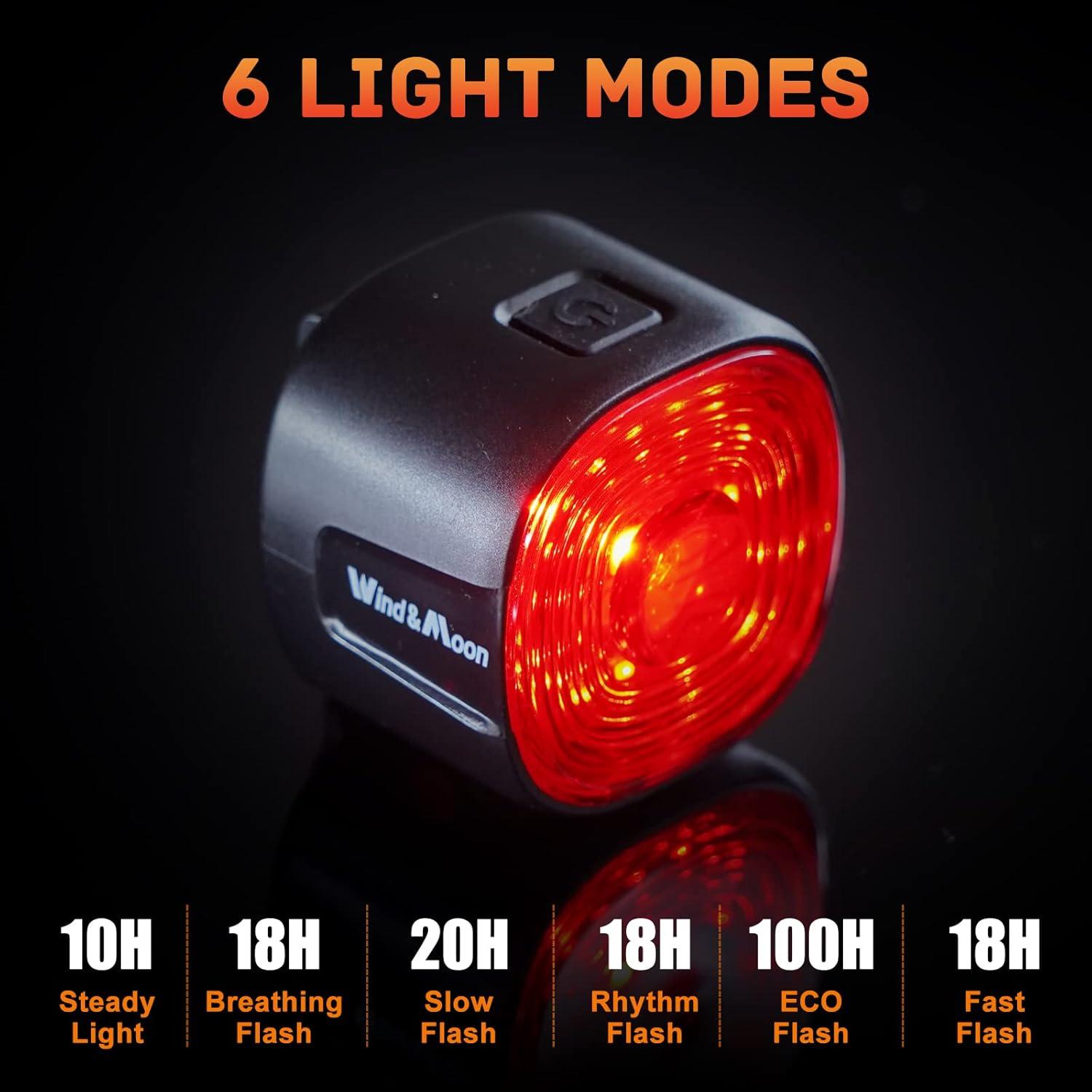 Luz Trasera Recargable Semaho WT09 para Bicicleta IP66