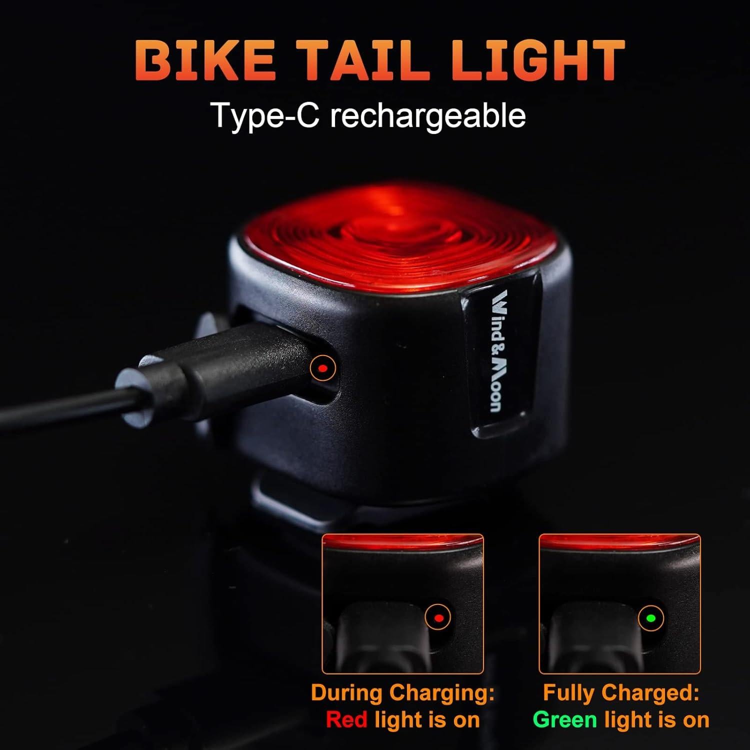 Luz Trasera Recargable Semaho WT09 para Bicicleta IP66