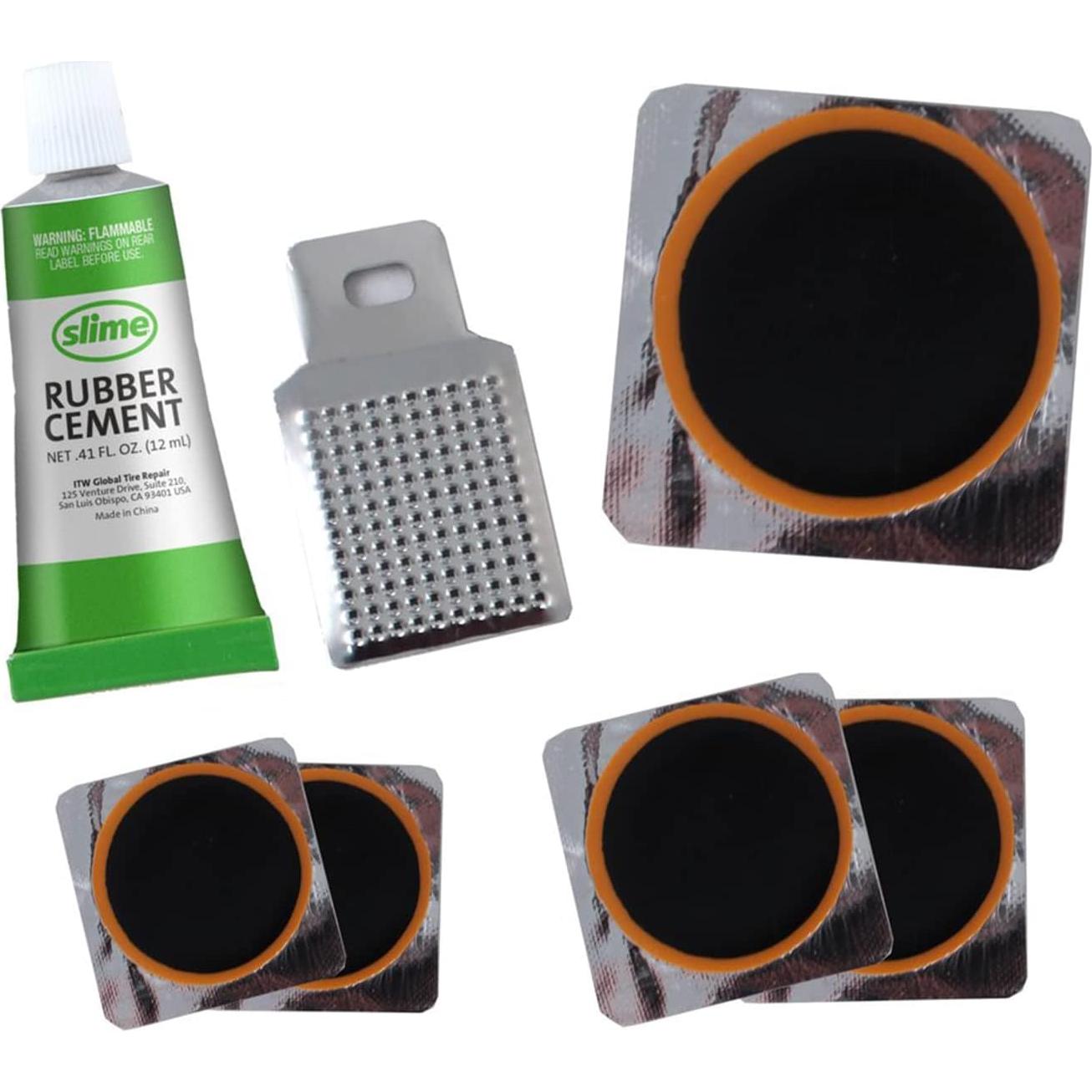 Kit de Parche de Tubo de Goma Slime 1022-A, 7 Piezas