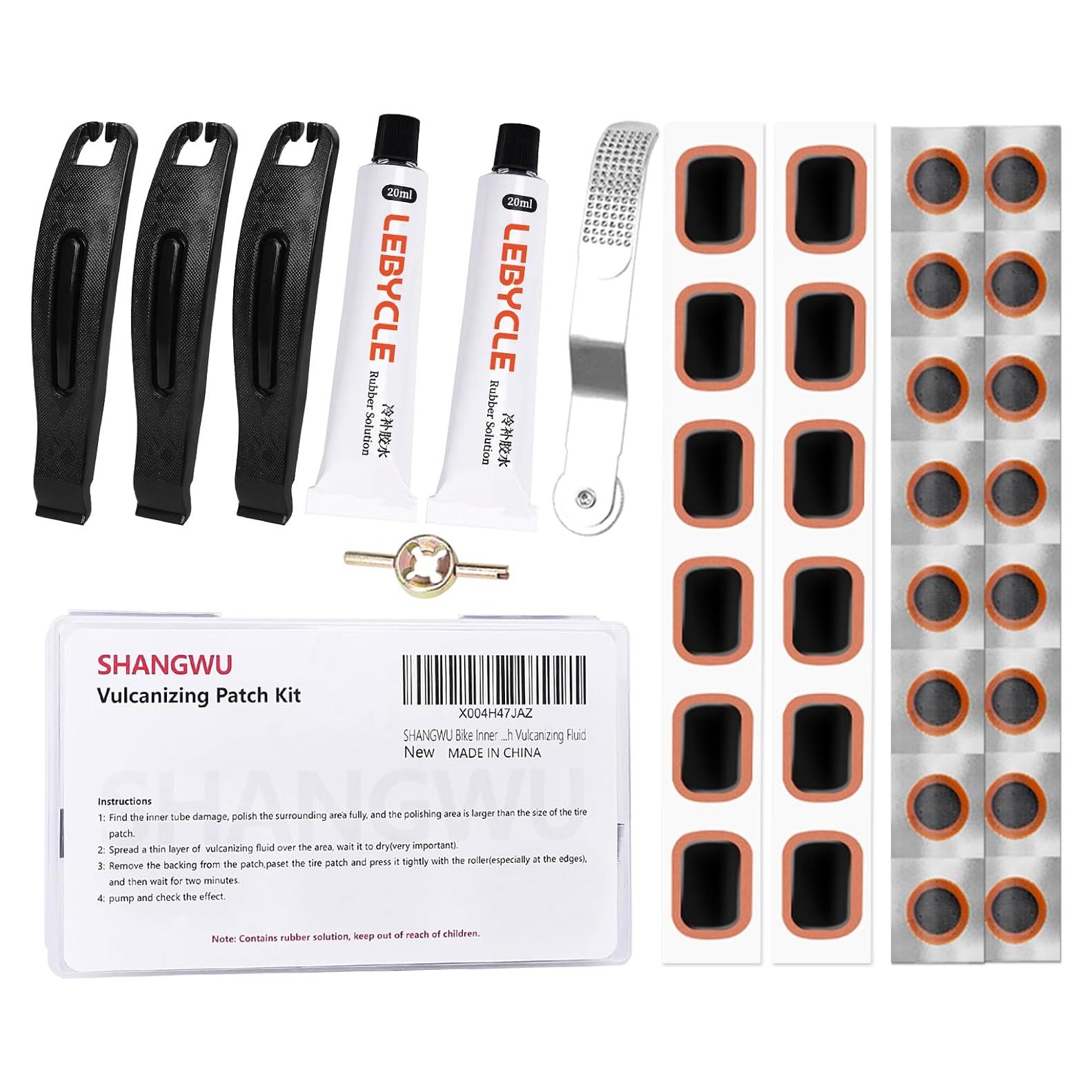 Kit de Reparación de Neumáticos de Bicicleta SHANGWU 35 PCS