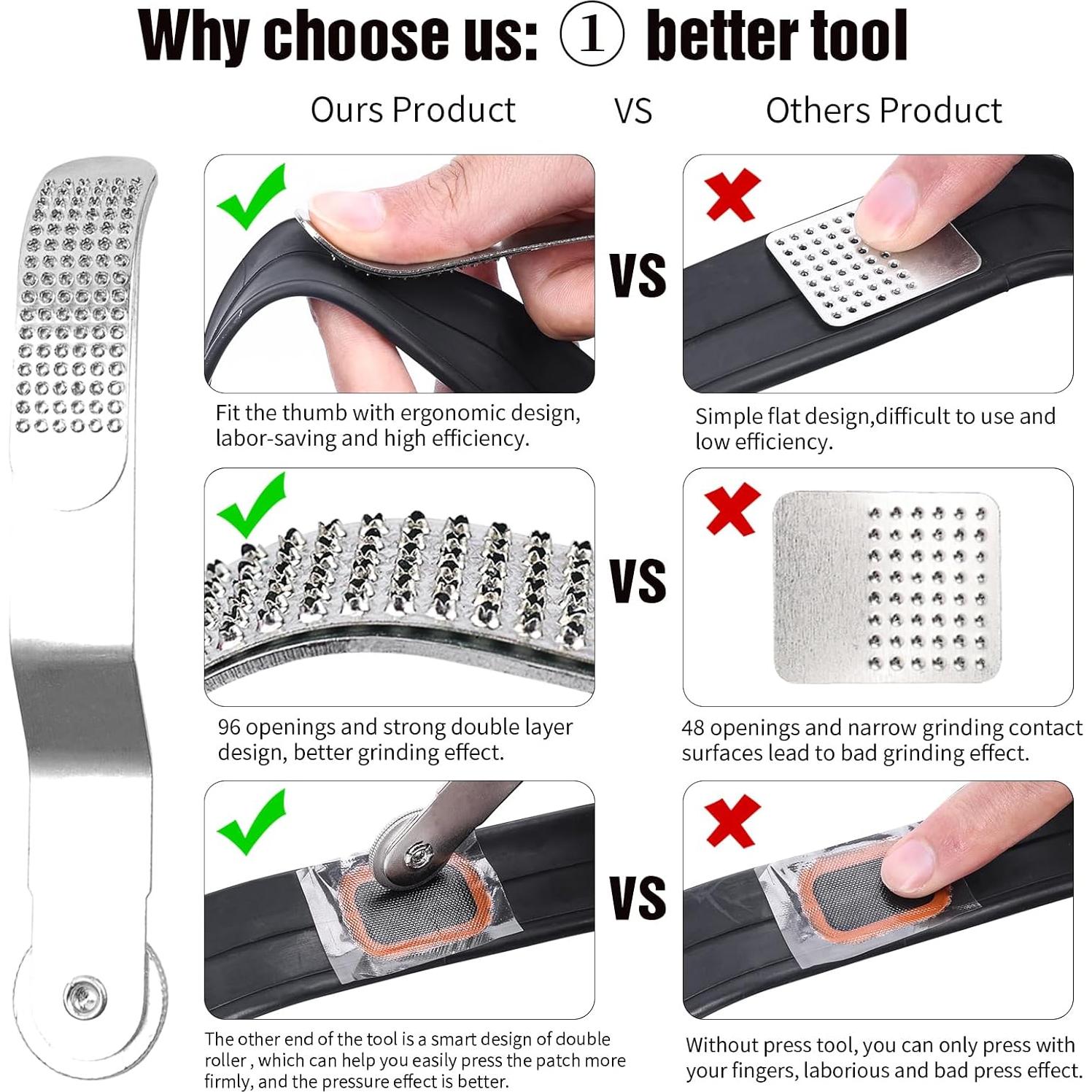 Kit de Reparación de Neumáticos de Bicicleta SHANGWU 35 PCS