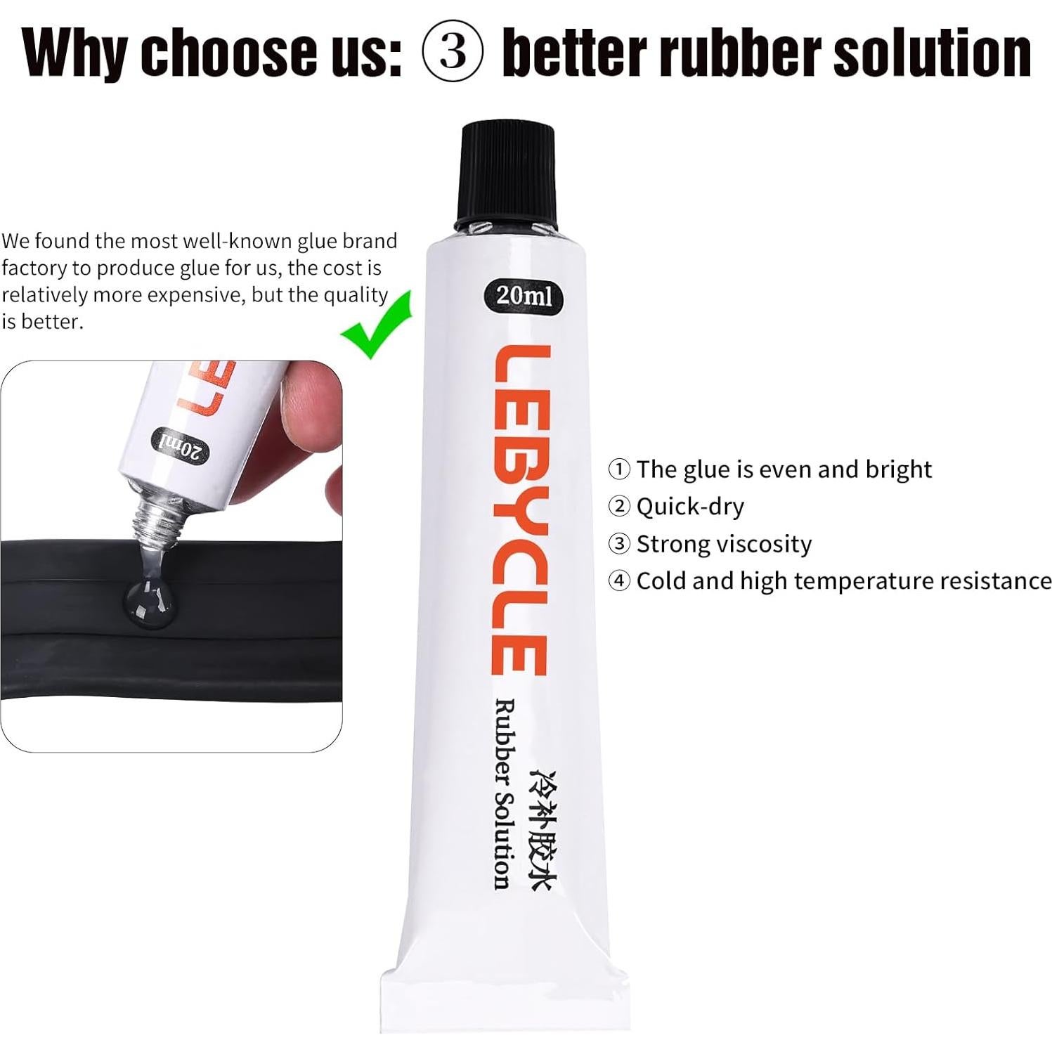 Kit de Reparación de Neumáticos de Bicicleta SHANGWU 35 PCS