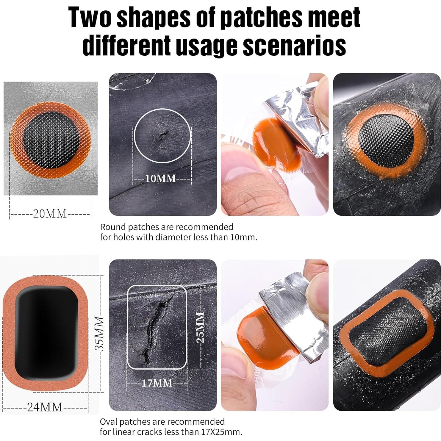 Kit de Reparación de Neumáticos de Bicicleta SHANGWU 35 PCS