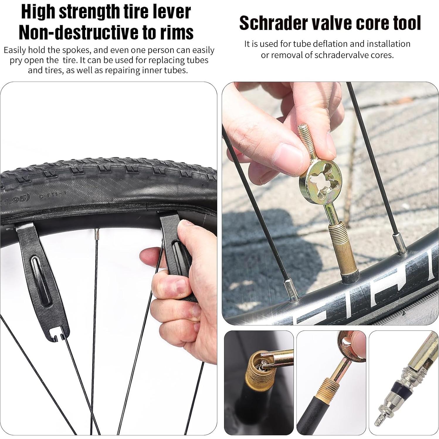 Kit de Reparación de Neumáticos de Bicicleta SHANGWU 35 PCS