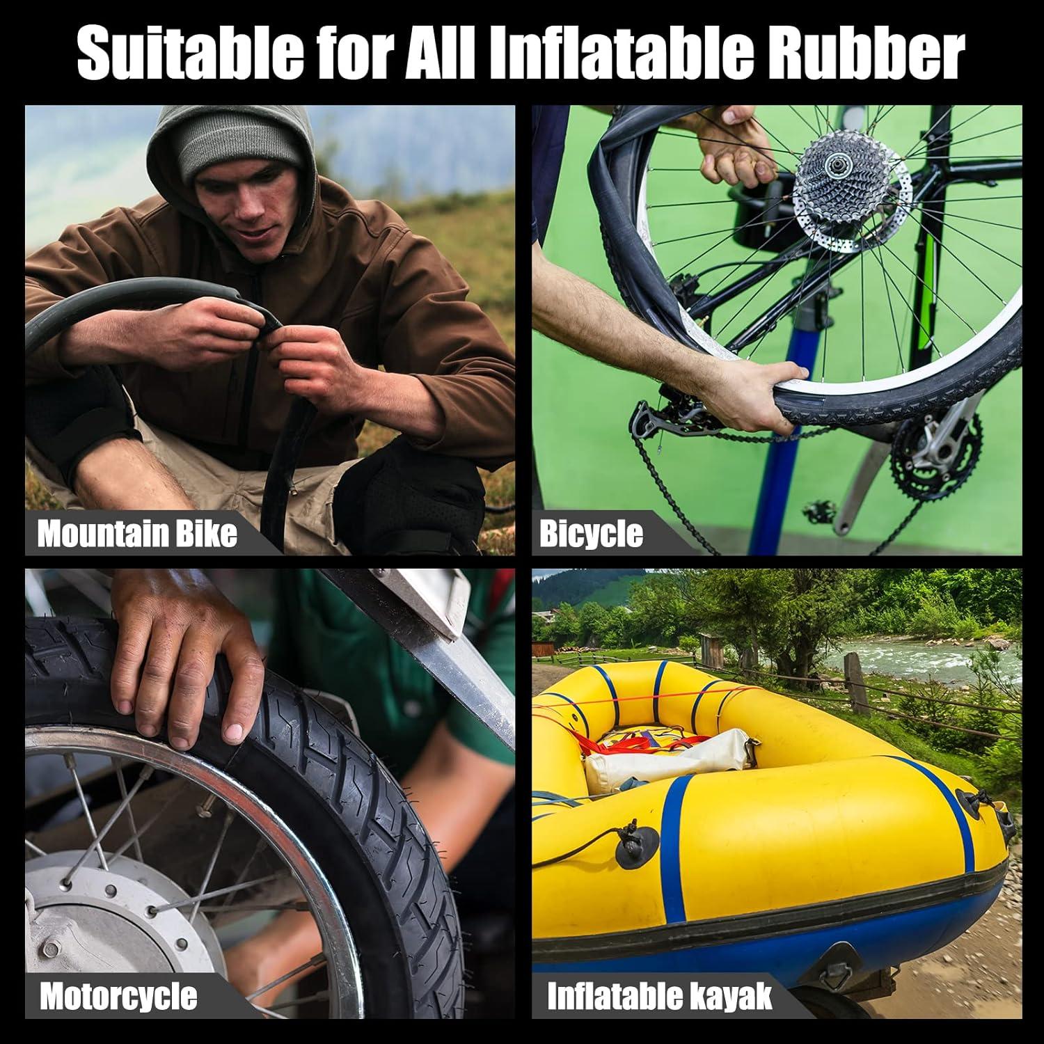 Kit de Reparación de Neumáticos de Bicicleta Dexnoca 30 Parches