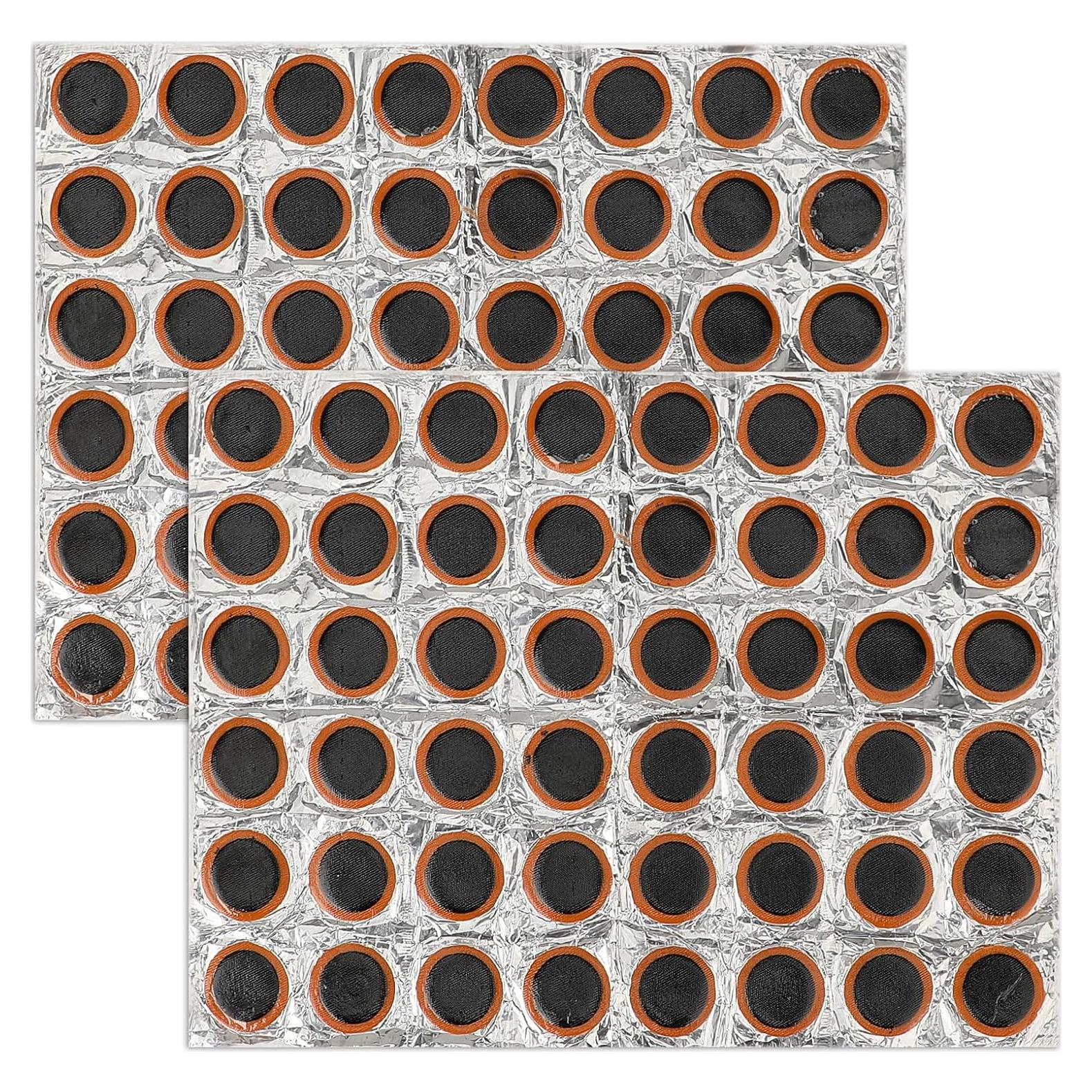 Kit de 96 Parches de Neumático de Bicicleta Mozeat Lens 25mm