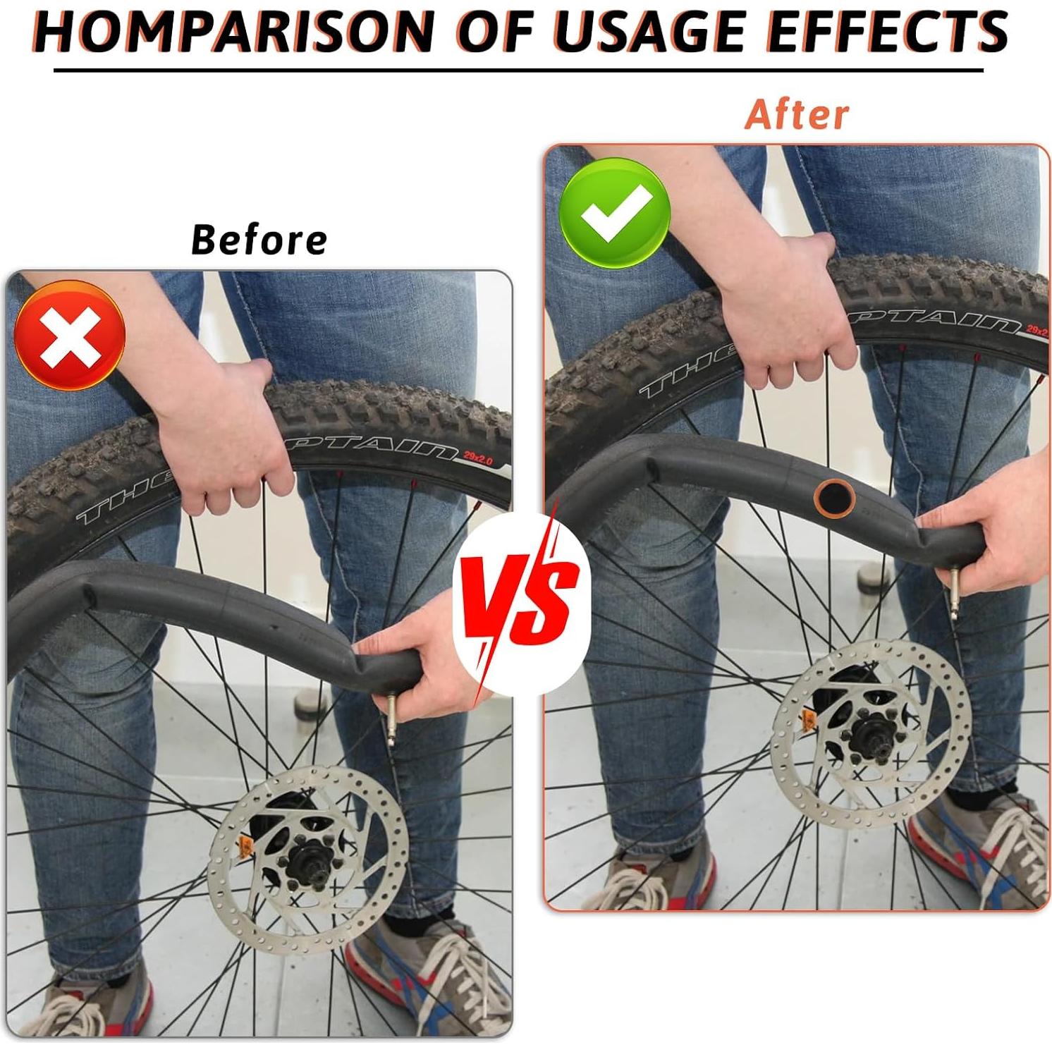 Kit de 96 Parches de Neumático de Bicicleta Mozeat Lens 25mm