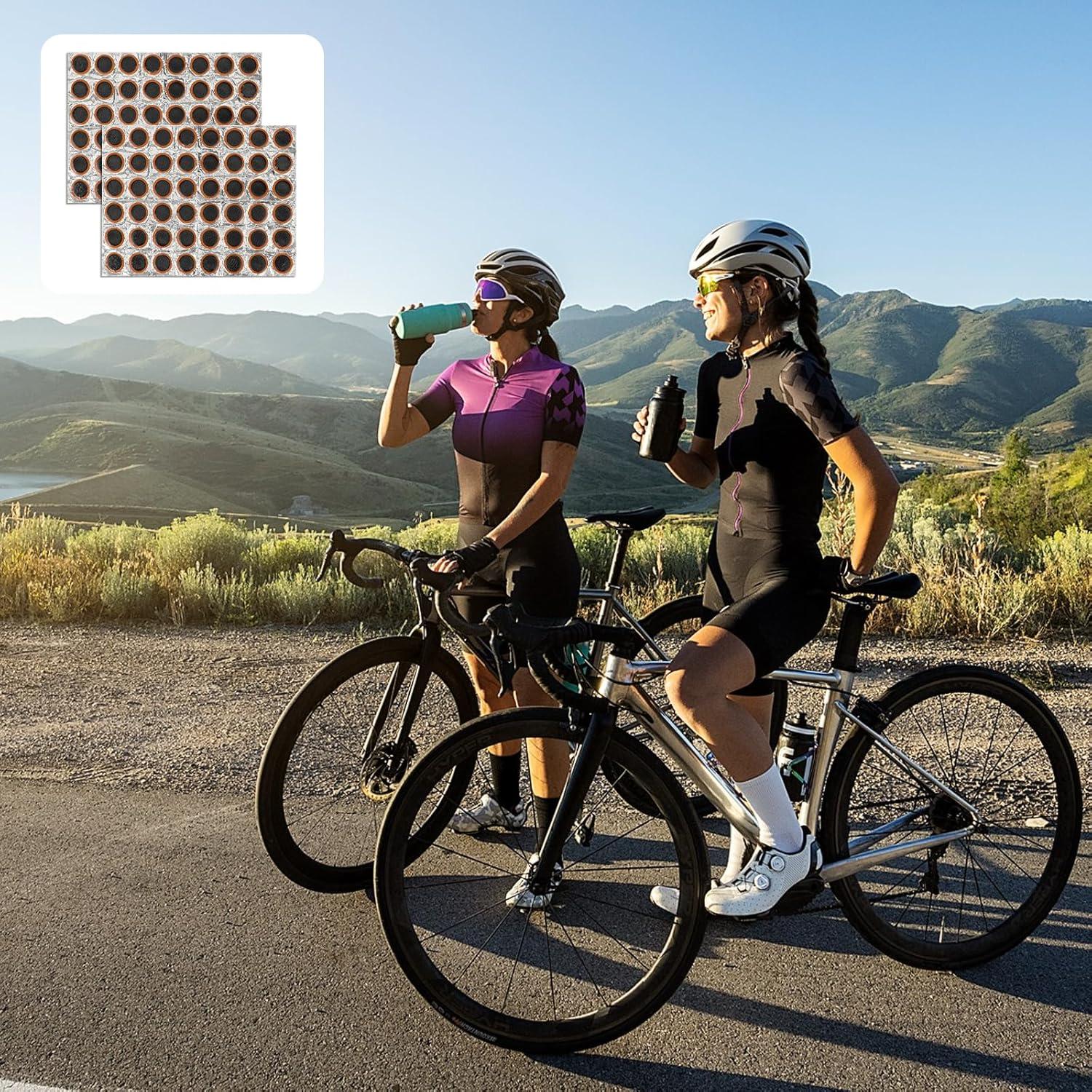 Kit de 96 Parches de Neumático de Bicicleta Mozeat Lens 25mm