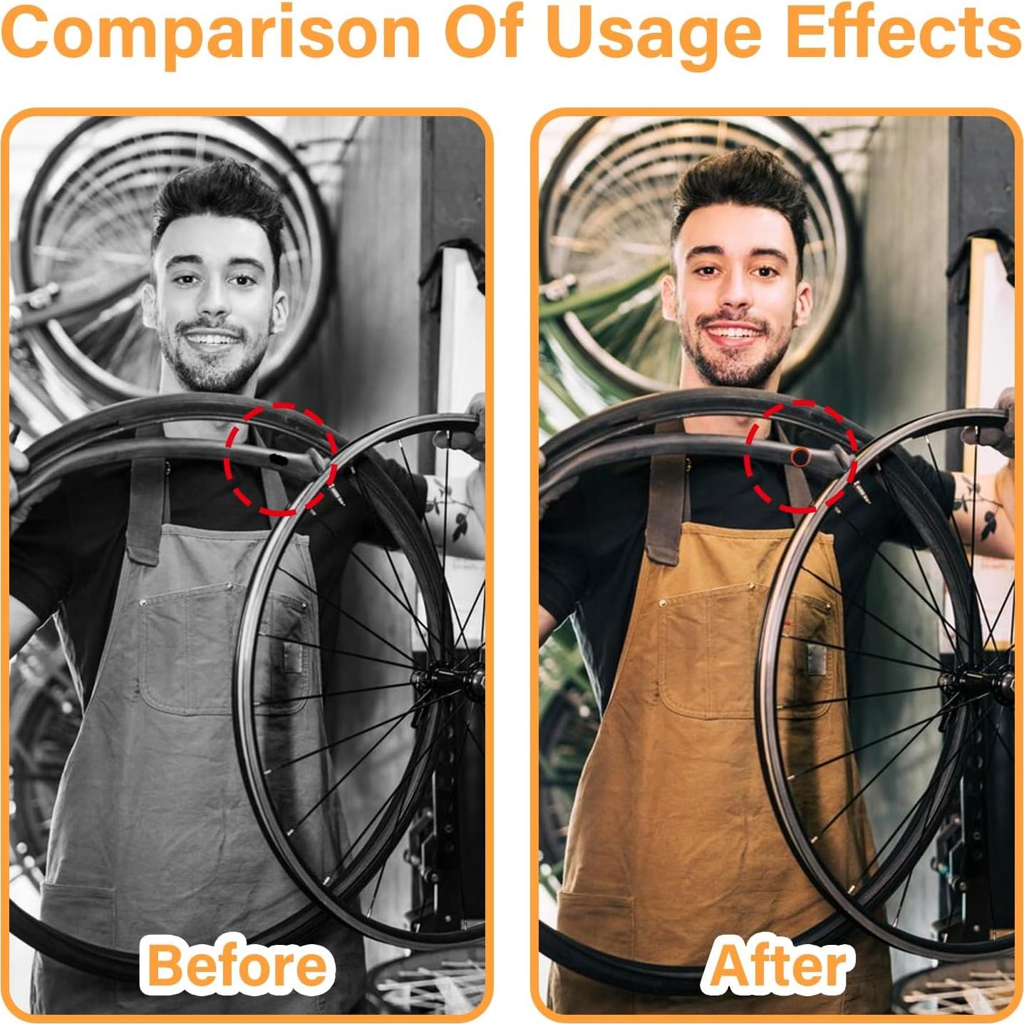 Giantree 96 Piezas Parche de Neumático de Bicicleta Goma