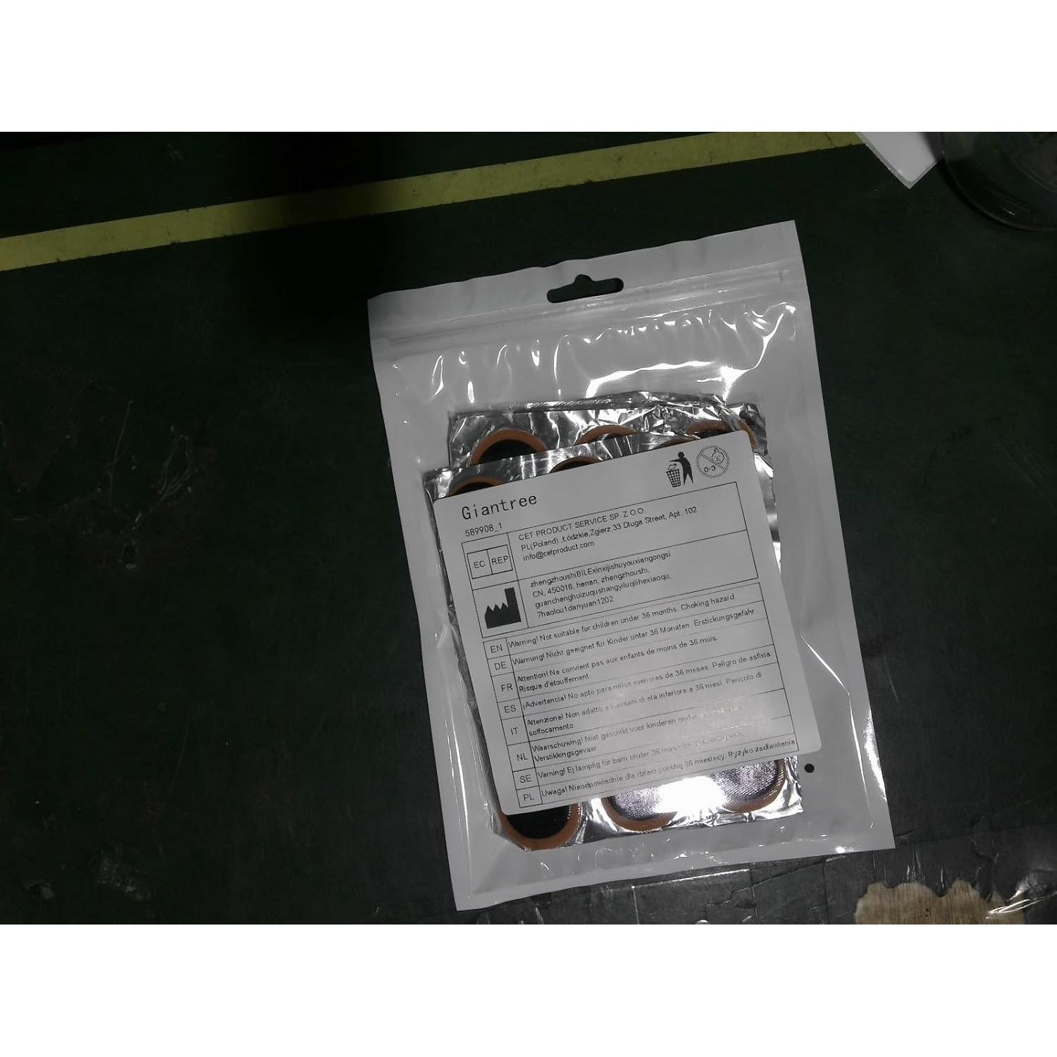 Giantree 96 Piezas Parche de Neumático de Bicicleta Goma