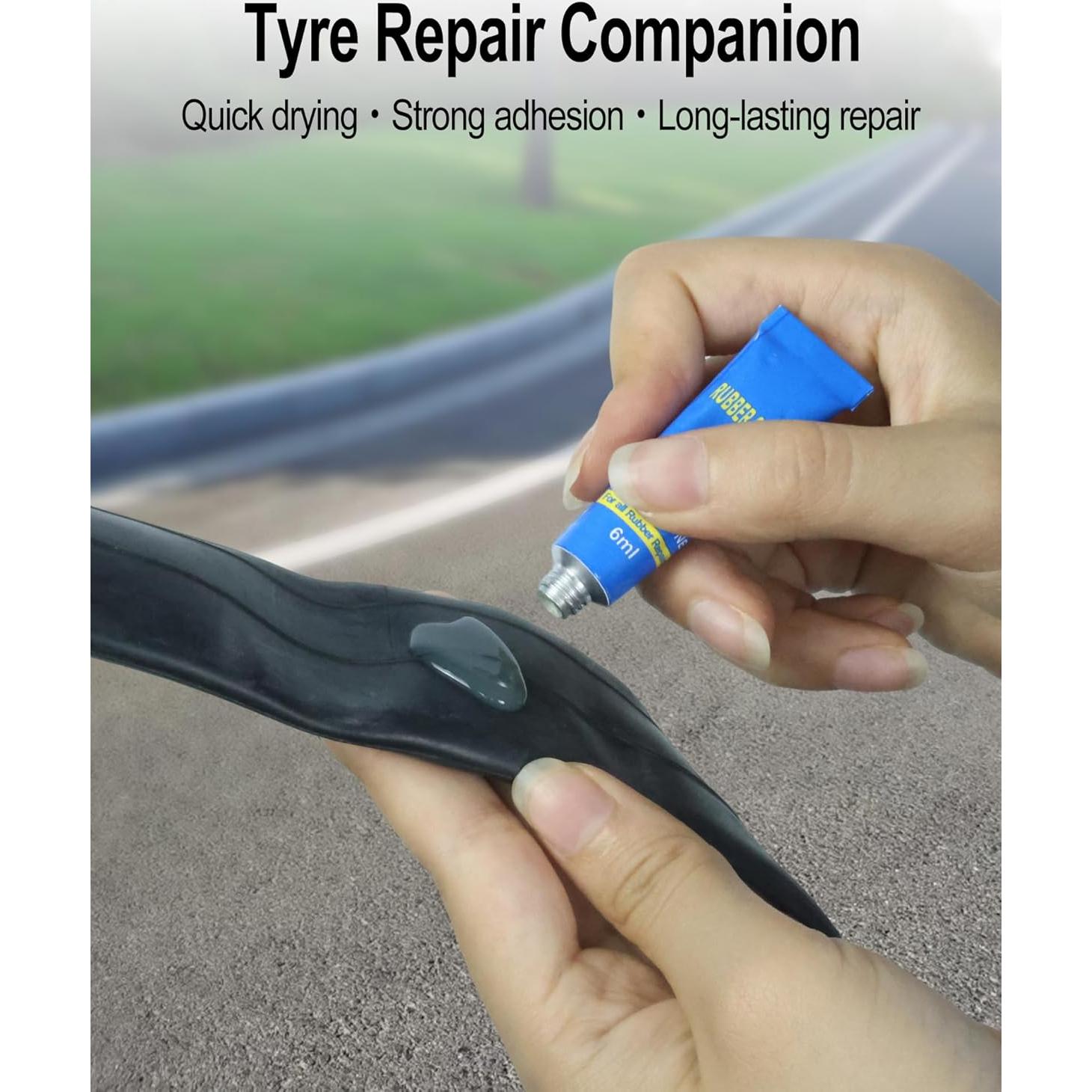 Kit de Reparación de Neumáticos de Bicicleta Cycletour BTJS-004