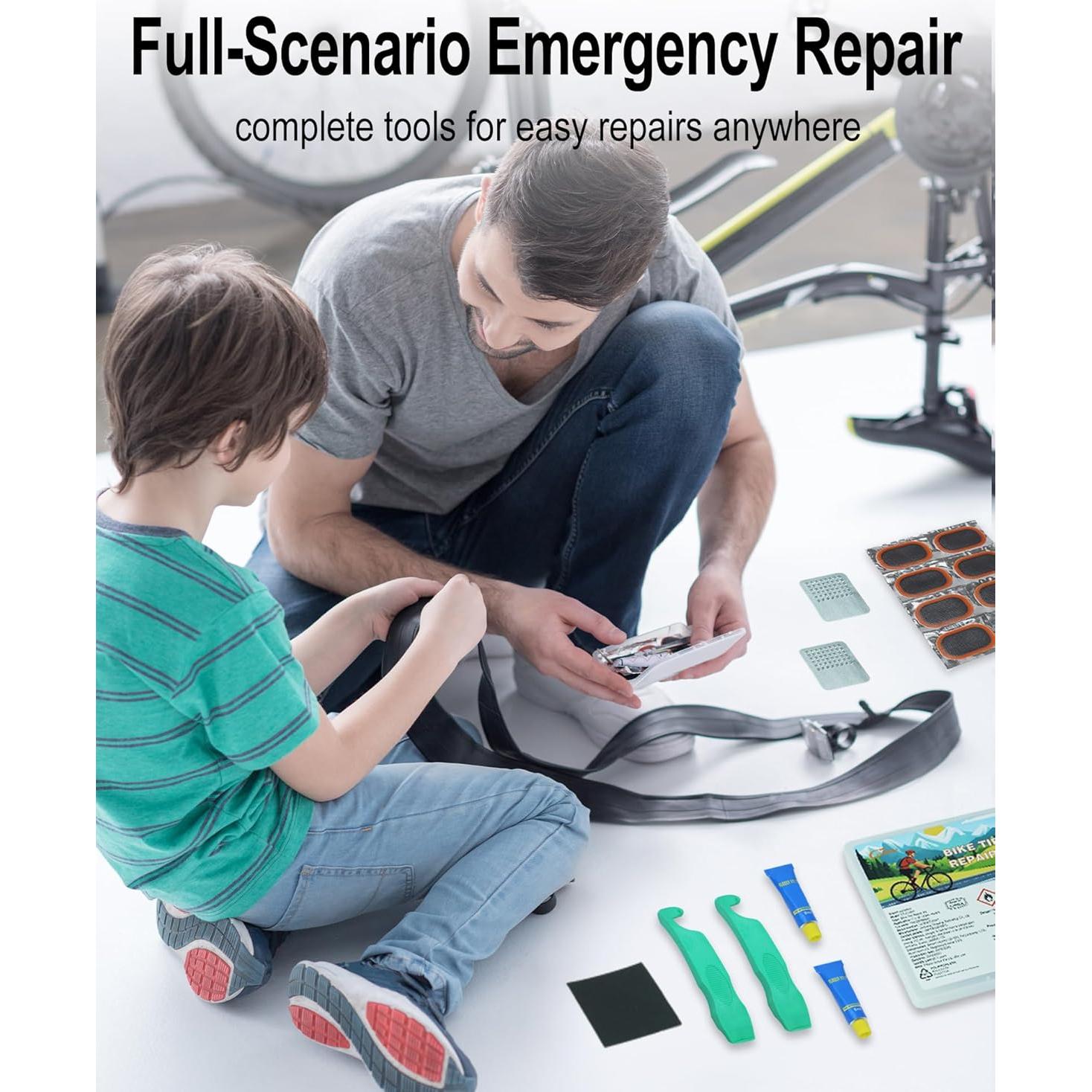 Kit de Reparación de Neumáticos de Bicicleta Cycletour BTJS-004