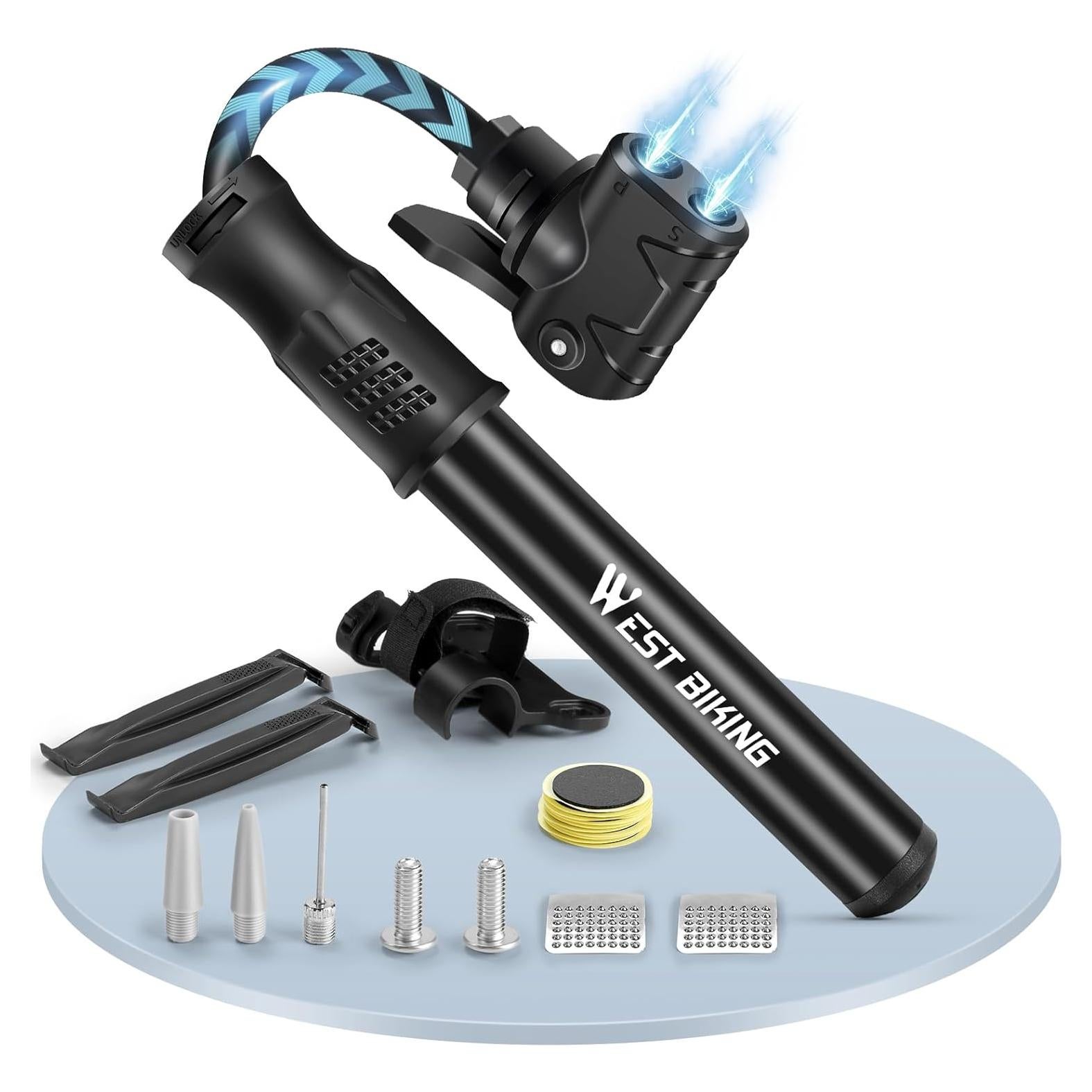 Mini Bomba de Bicicleta CYCLESPEED YP1603003 Manual 100 Psi