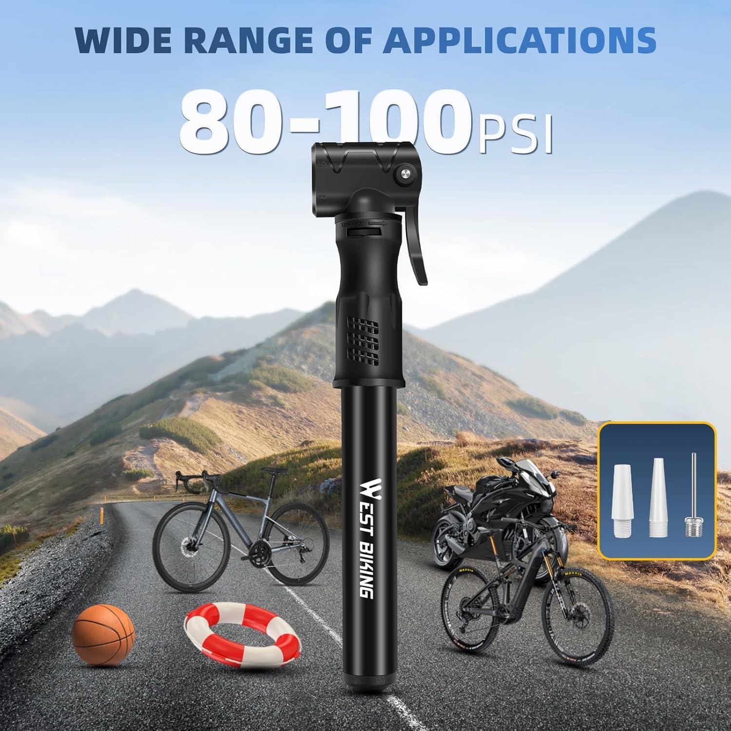 Mini Bomba de Bicicleta CYCLESPEED YP1603003 Manual 100 Psi