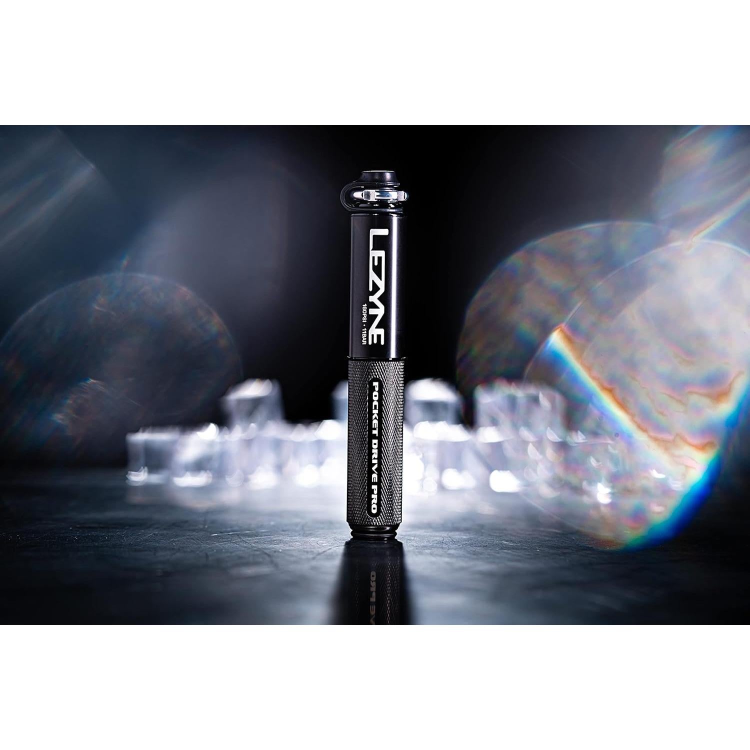 Bomba de Mano LEZYNE Pocket Drive Pro 14cm Alta Presión 160 PSI