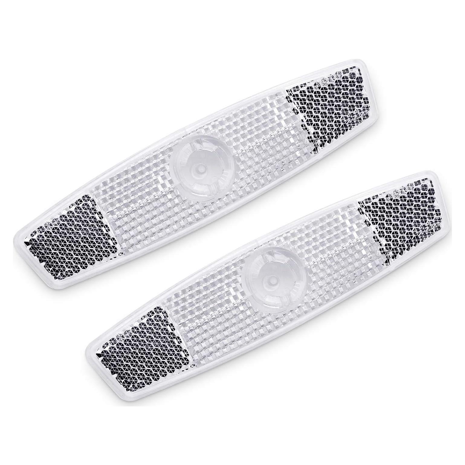 Reflectores de Rueda de Bicicleta HD - 2 Piezas Blancos