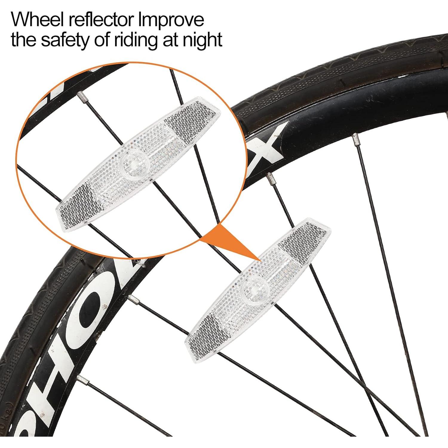 Kit de 6 Reflectores de Seguridad para Bicicleta Maitys