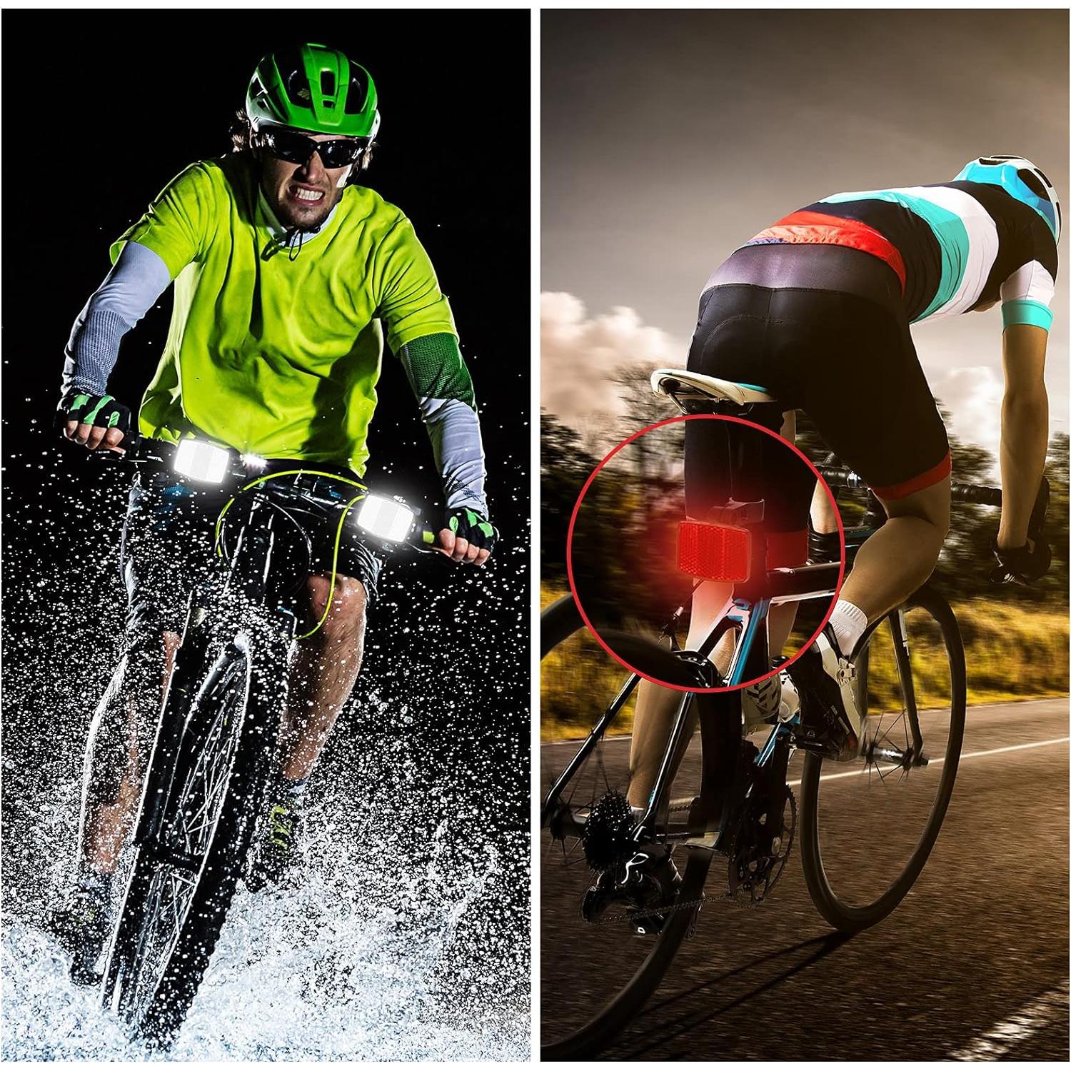 Kit de 6 Reflectores de Seguridad para Bicicleta Maitys