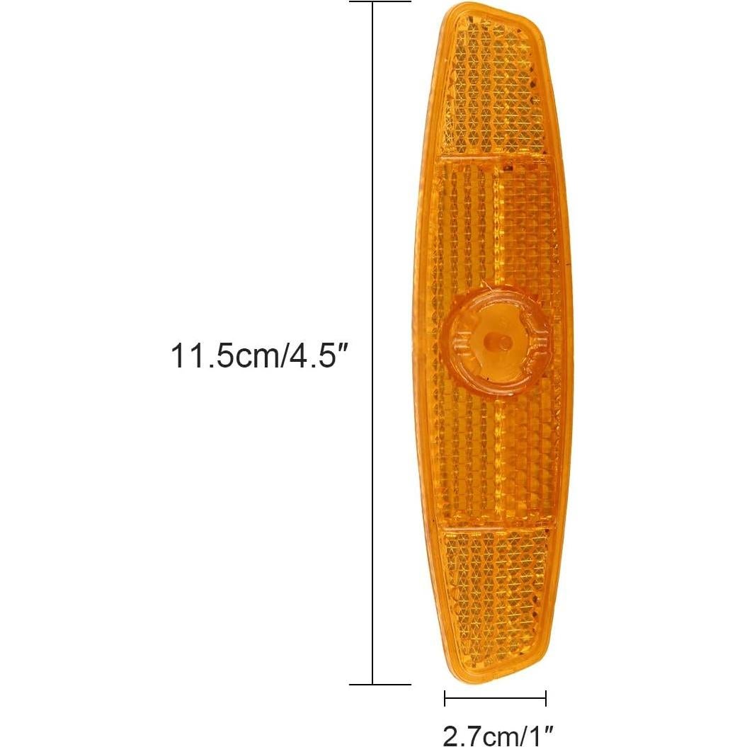 Reflectores de Radios de Bicicleta ORAPICH 4 Pcs Seguridad