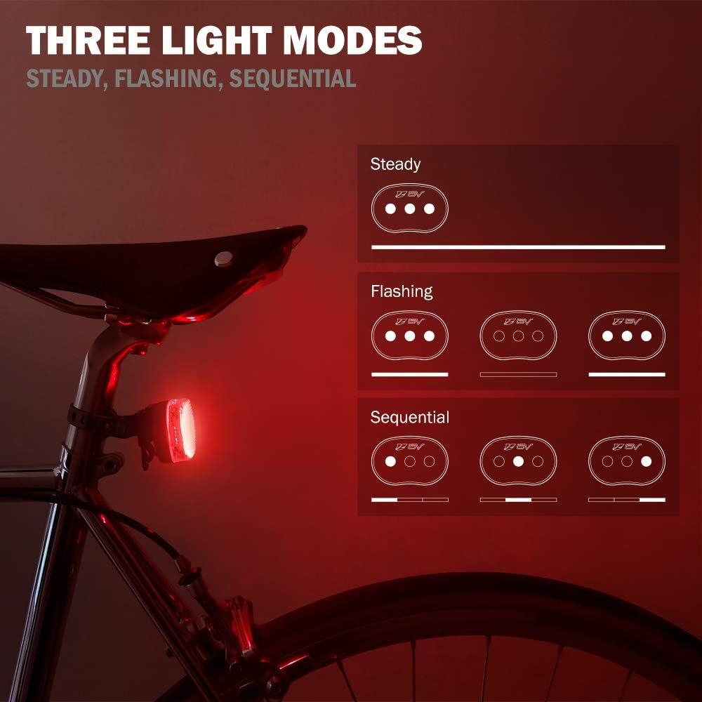 Luces para Bicicleta BV-BL-001, Faro 5 LED y Luz 3 LED