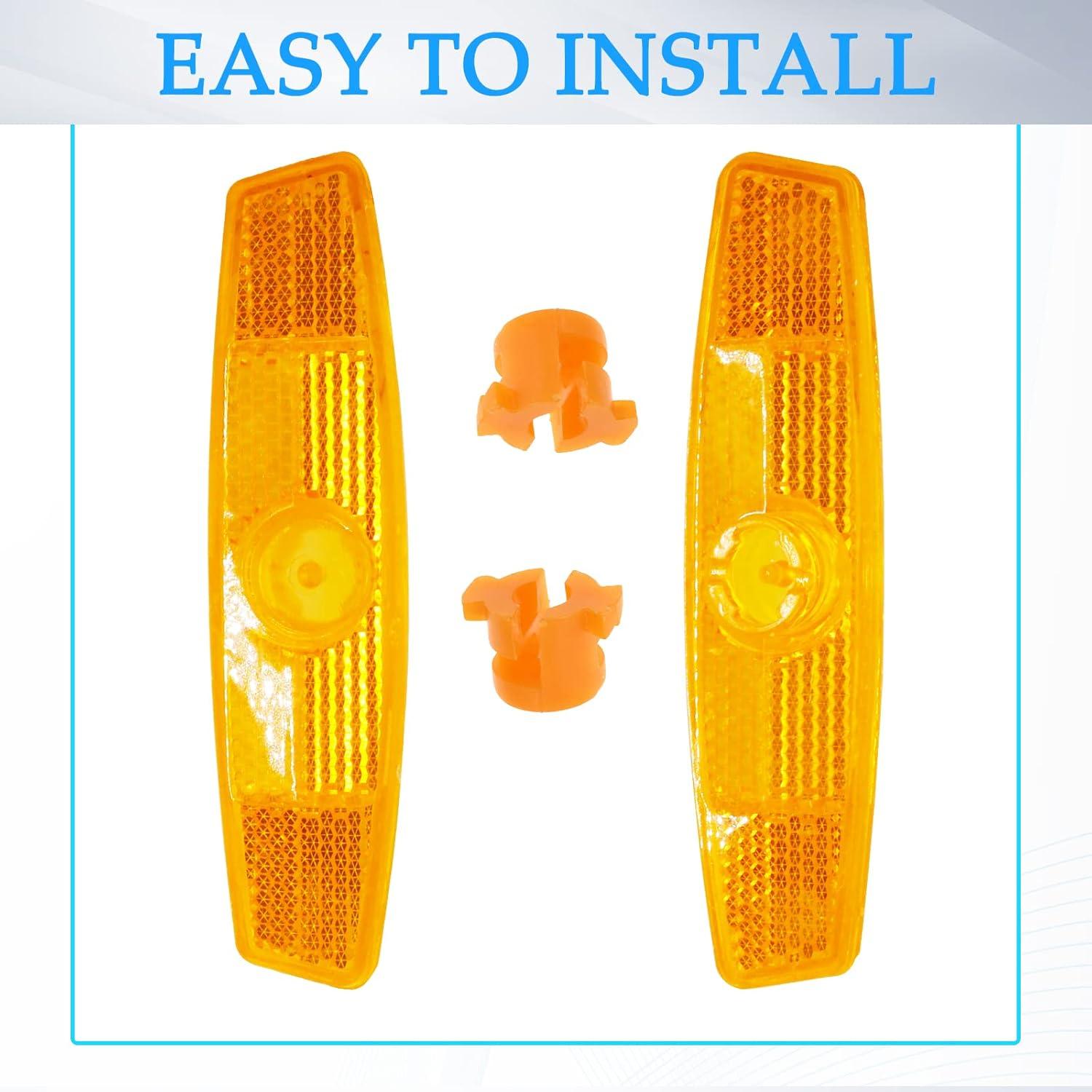 Reflectores de Bicicleta Coufce Amarillos x 4 - Seguridad Nocturna