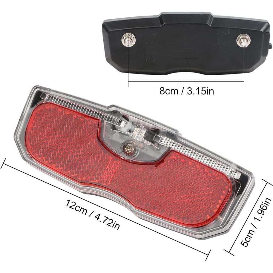 Luz Trasera Reflectante para Bicicleta GreceYou 80mm