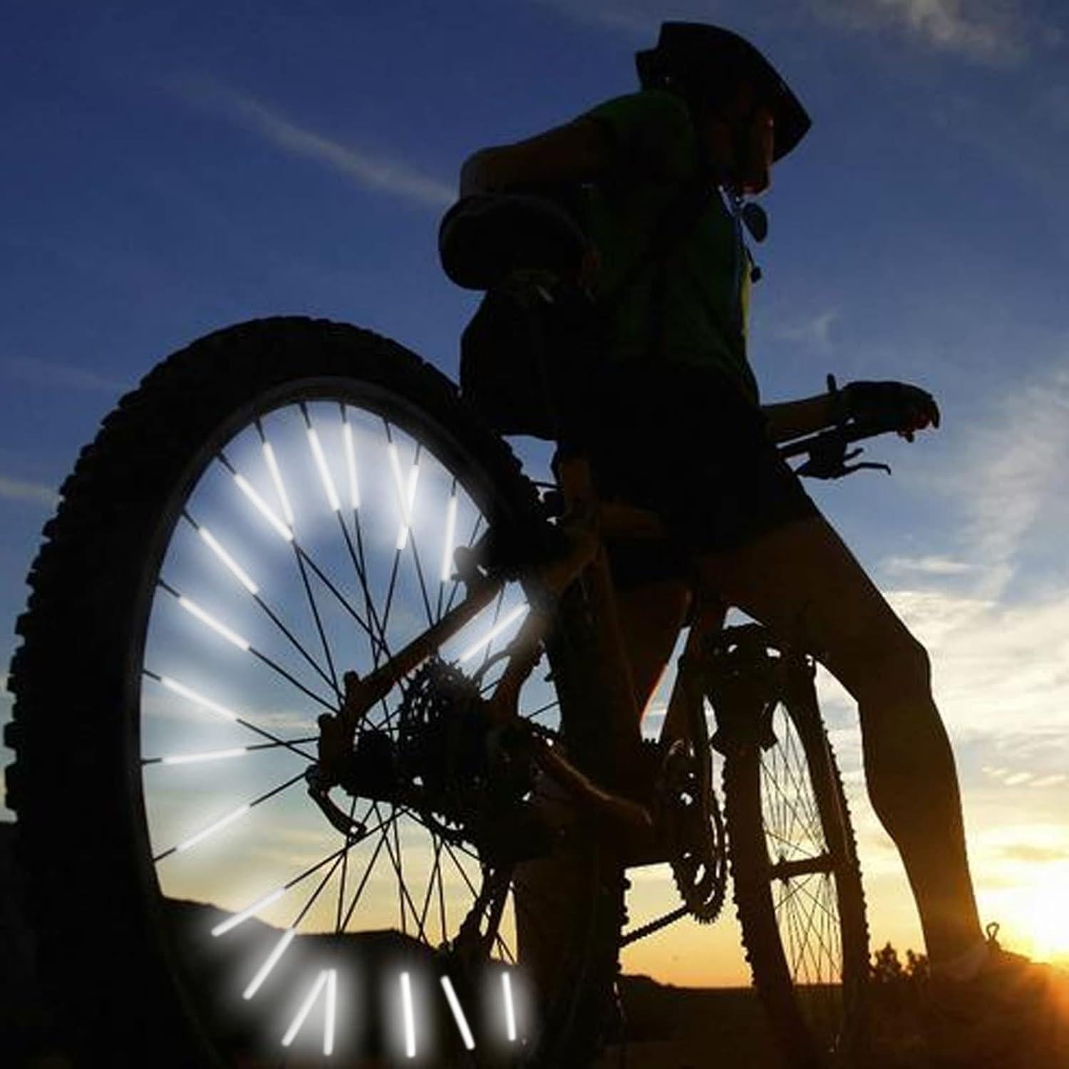 72 Bandas Reflectantes Shudyear para Radios de Bicicleta