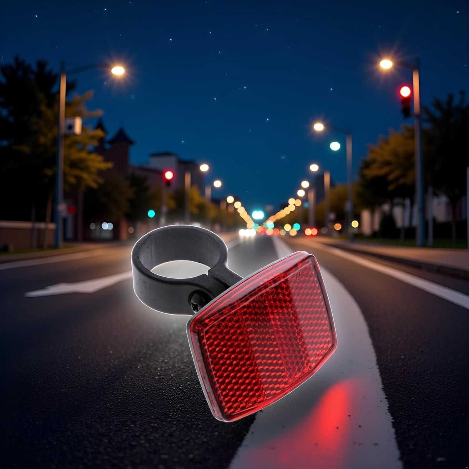 Reflector de Seguridad Trasero Jowxsx para Bicicleta