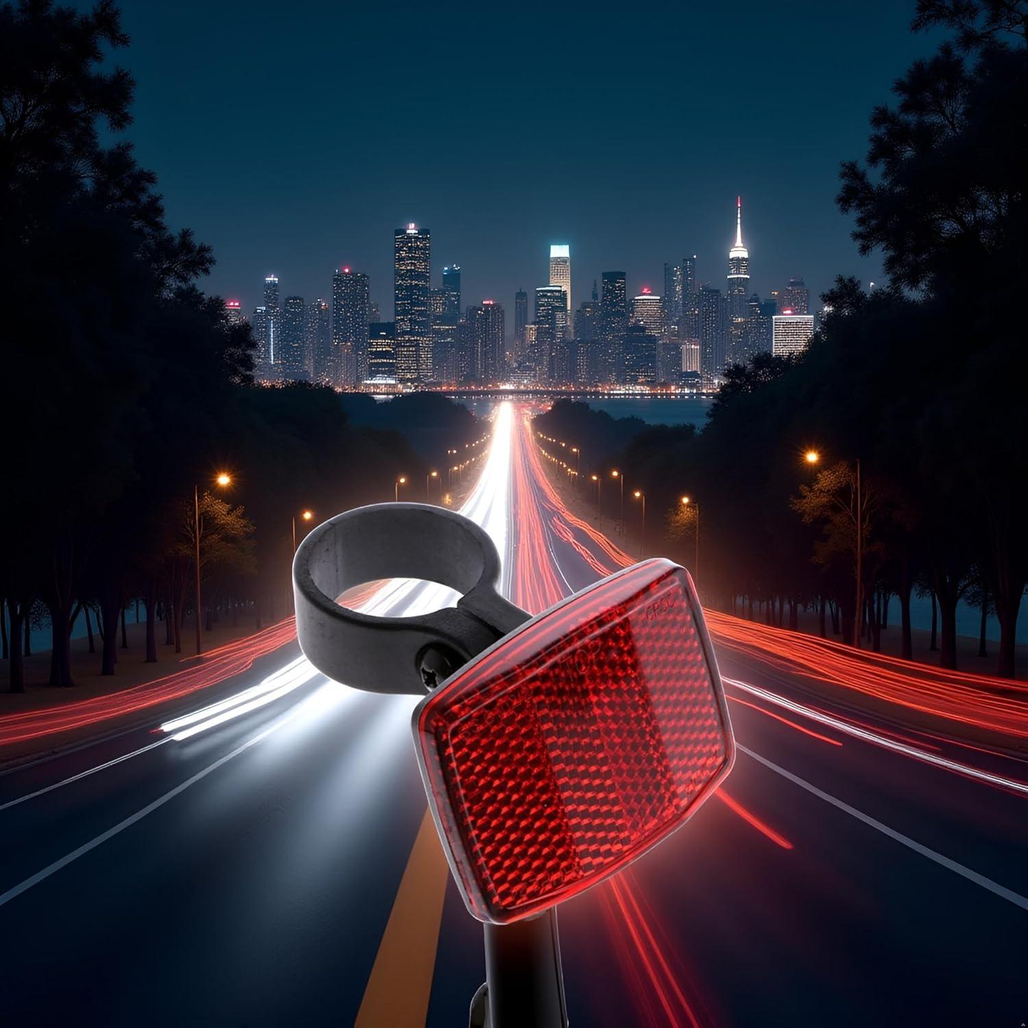 Reflector de Seguridad Trasero Jowxsx para Bicicleta