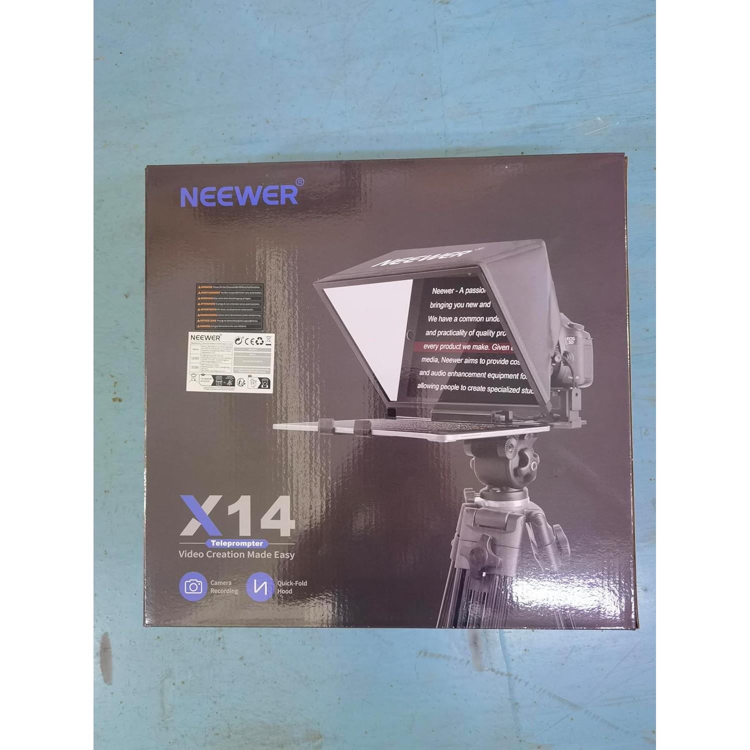 Teleprompter NEEWER X14 con control remoto y APP