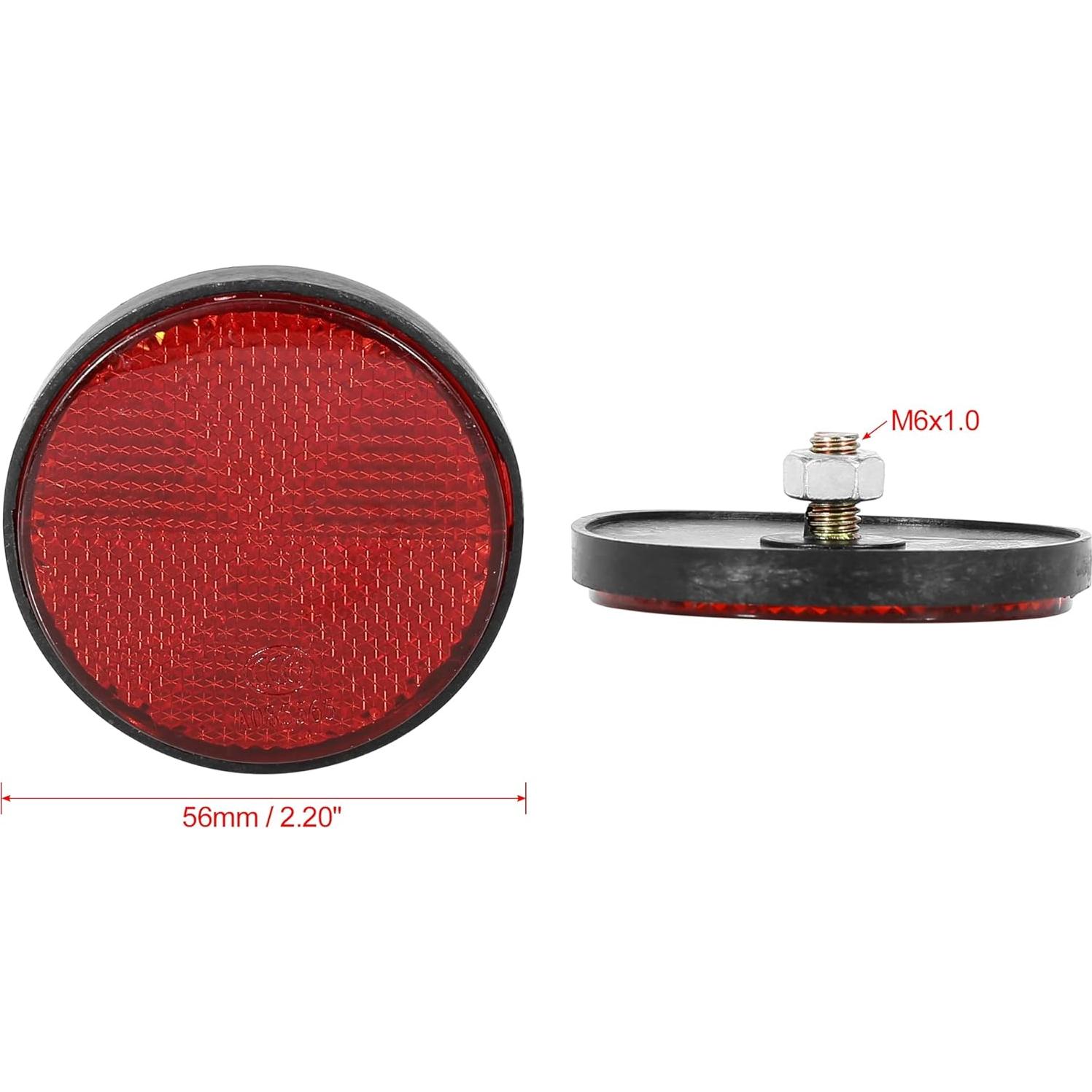 Reflectores de Advertencia F FIERCE CYCLE M6x1.0 Rojo