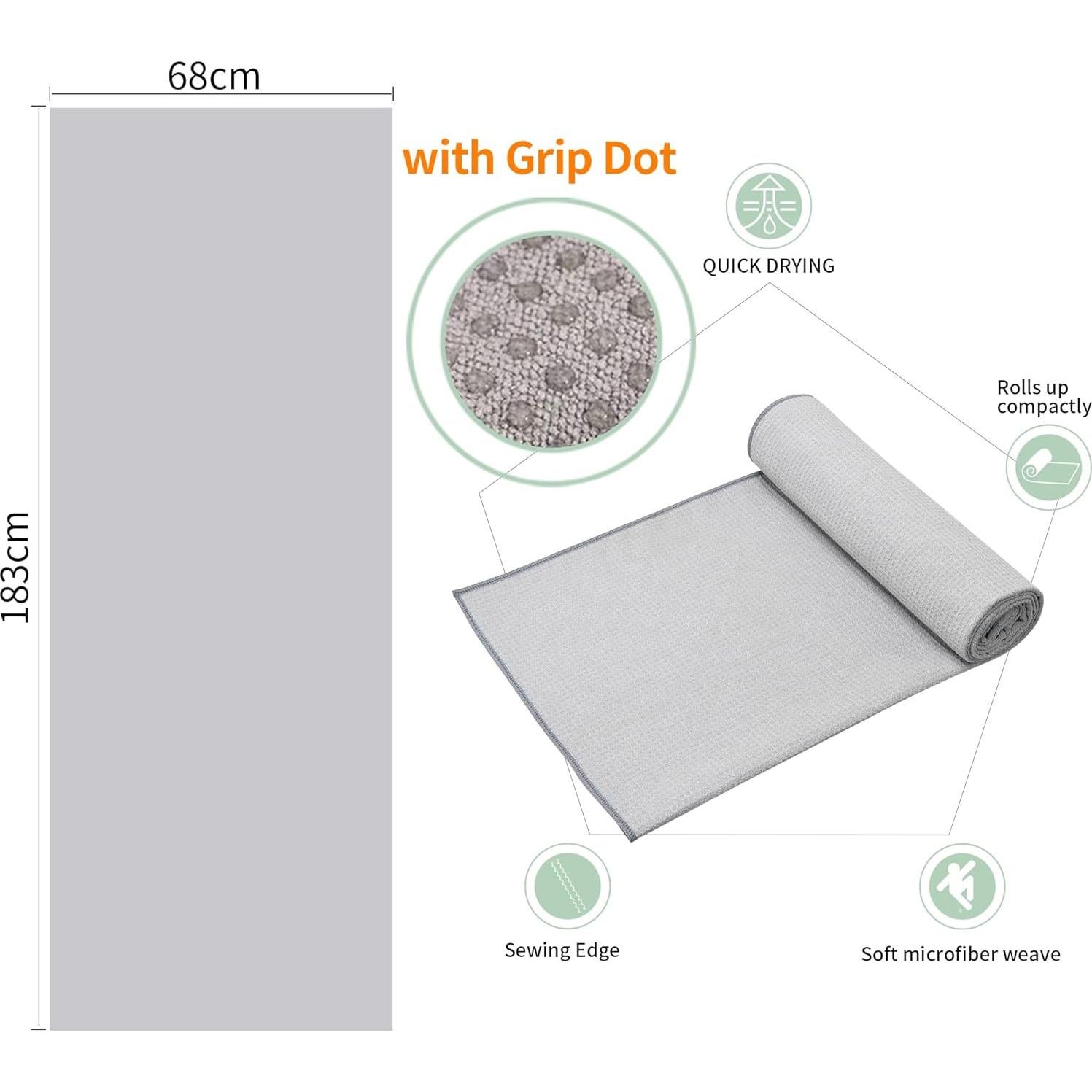 Toallas de Yoga Caliente CYCLXY Antideslizantes 2 Unidades