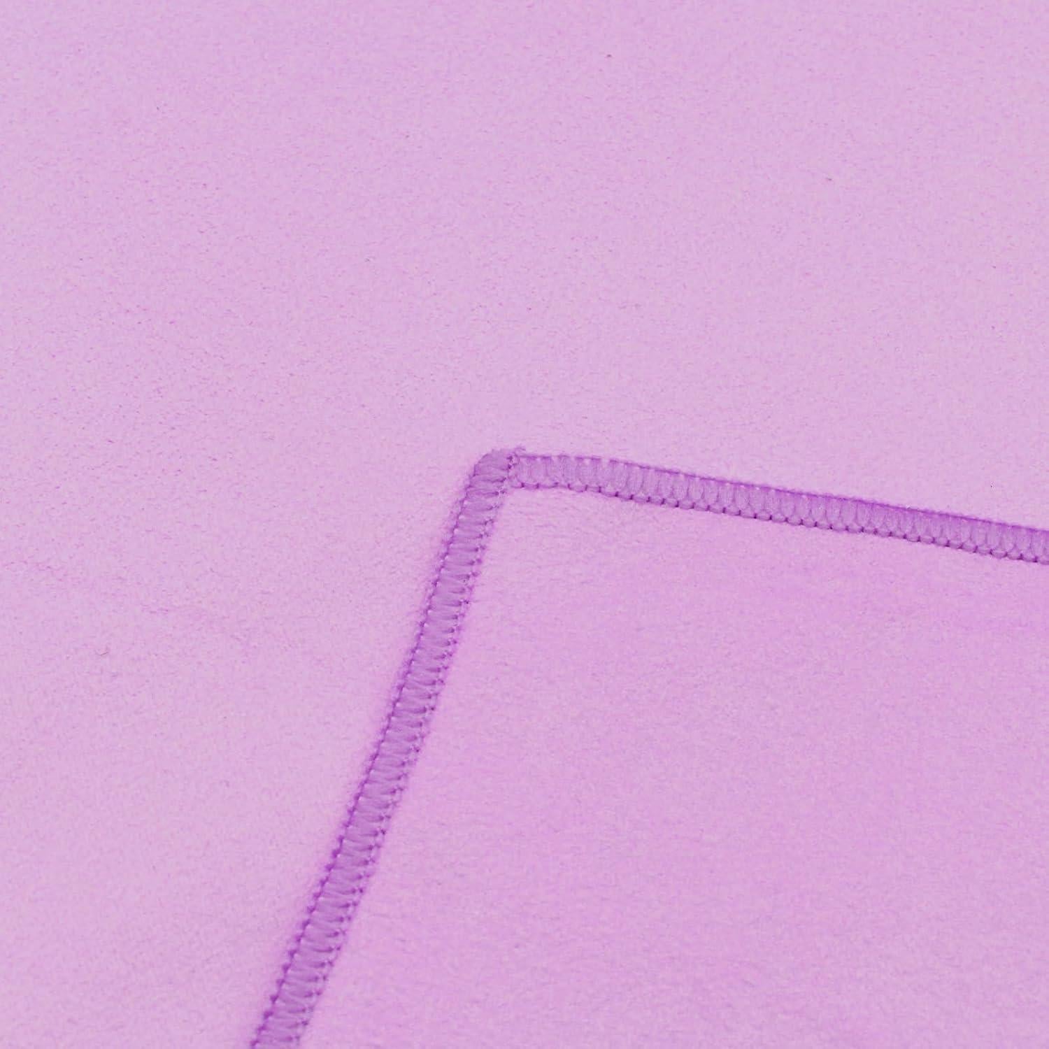 Toalla de Yoga Antideslizante Eunzel 185x67cm Microfibra Púrpura