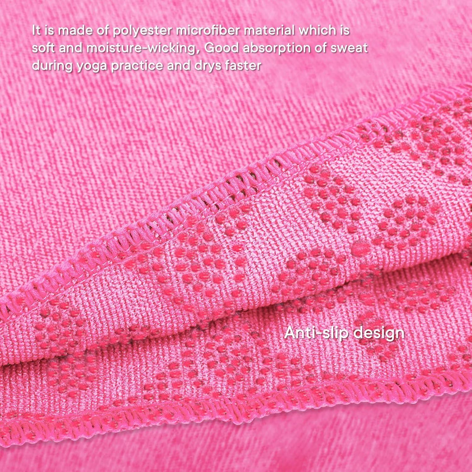 Toalla de Yoga Yuilgdo Antideslizante Microfibra 183x61cm