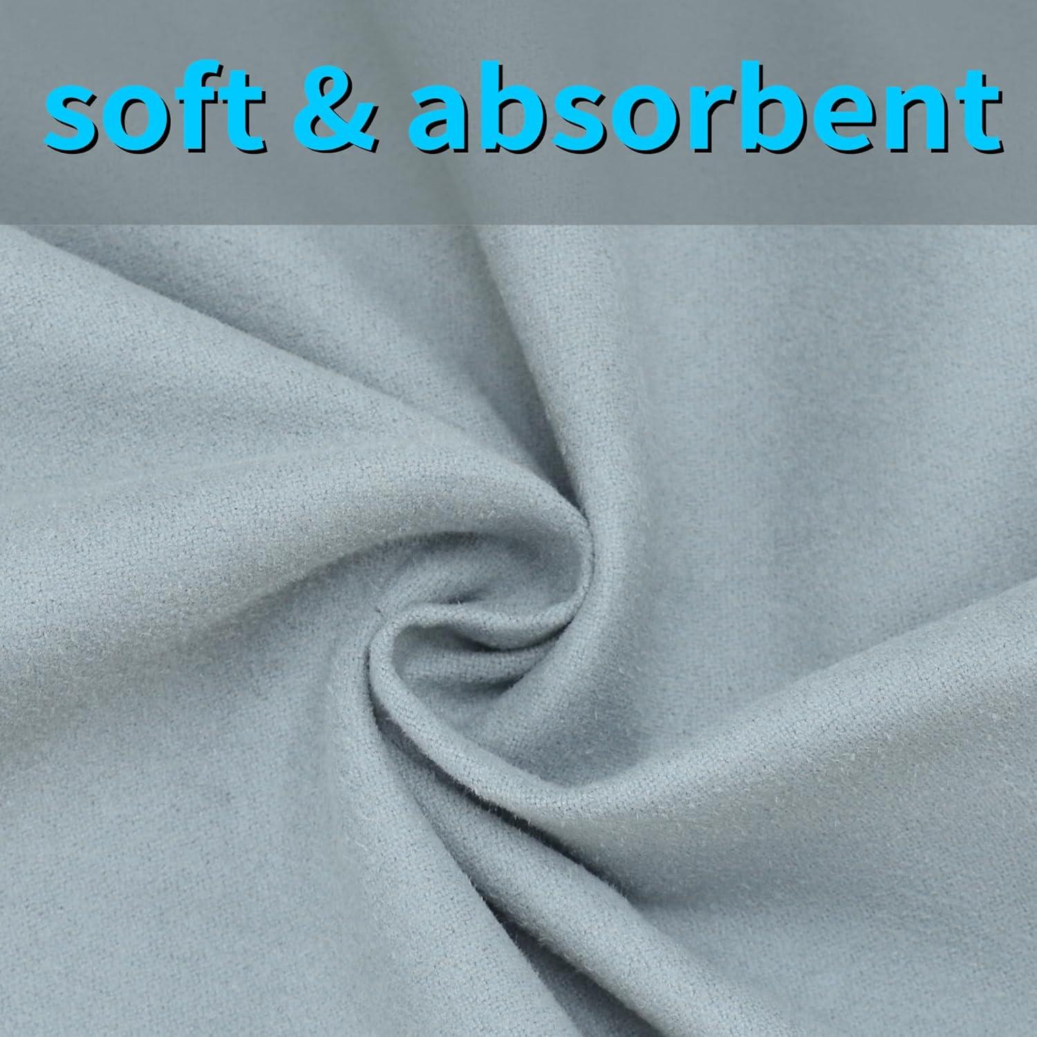 Toallas de Yoga Caliente MOONSMILE Antideslizantes 2 Piezas