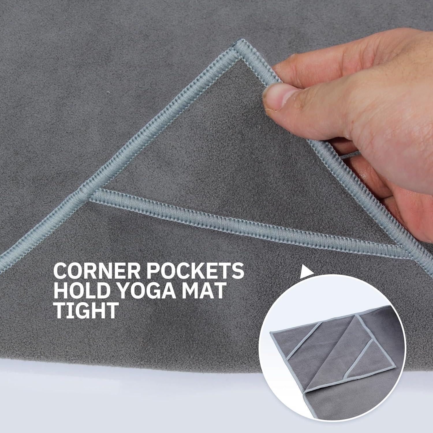 Toalla de Yoga Caliente Xoofewal 72x25 cm Antideslizante