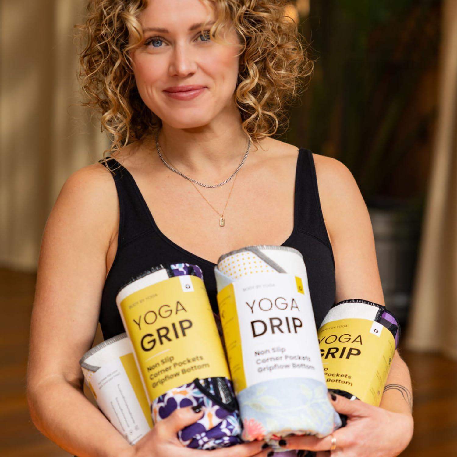 Toalla de Yoga Antideslizante Body By Yoga 182.88x63.5cm