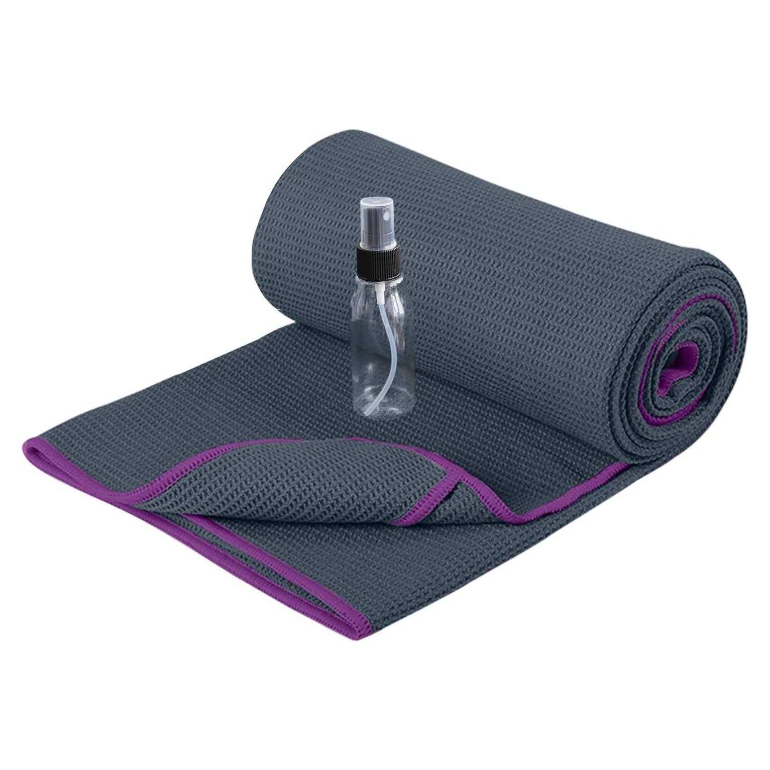 Toalla de Yoga Heathyoga Antideslizante 182.88x66.04cm Microfibra