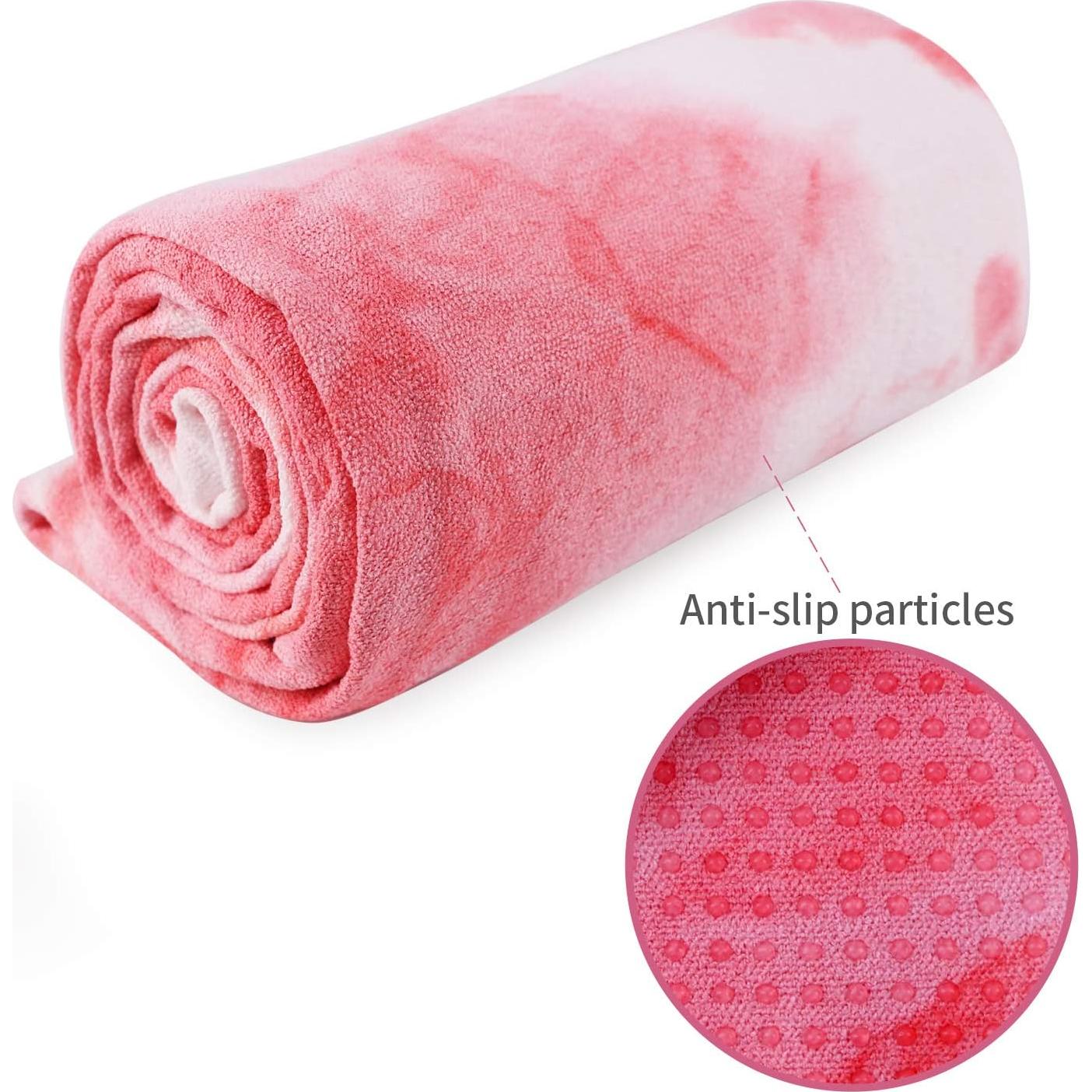 Toalla de Yoga Antideslizante DREAM SLIM 183x61cm Rosa