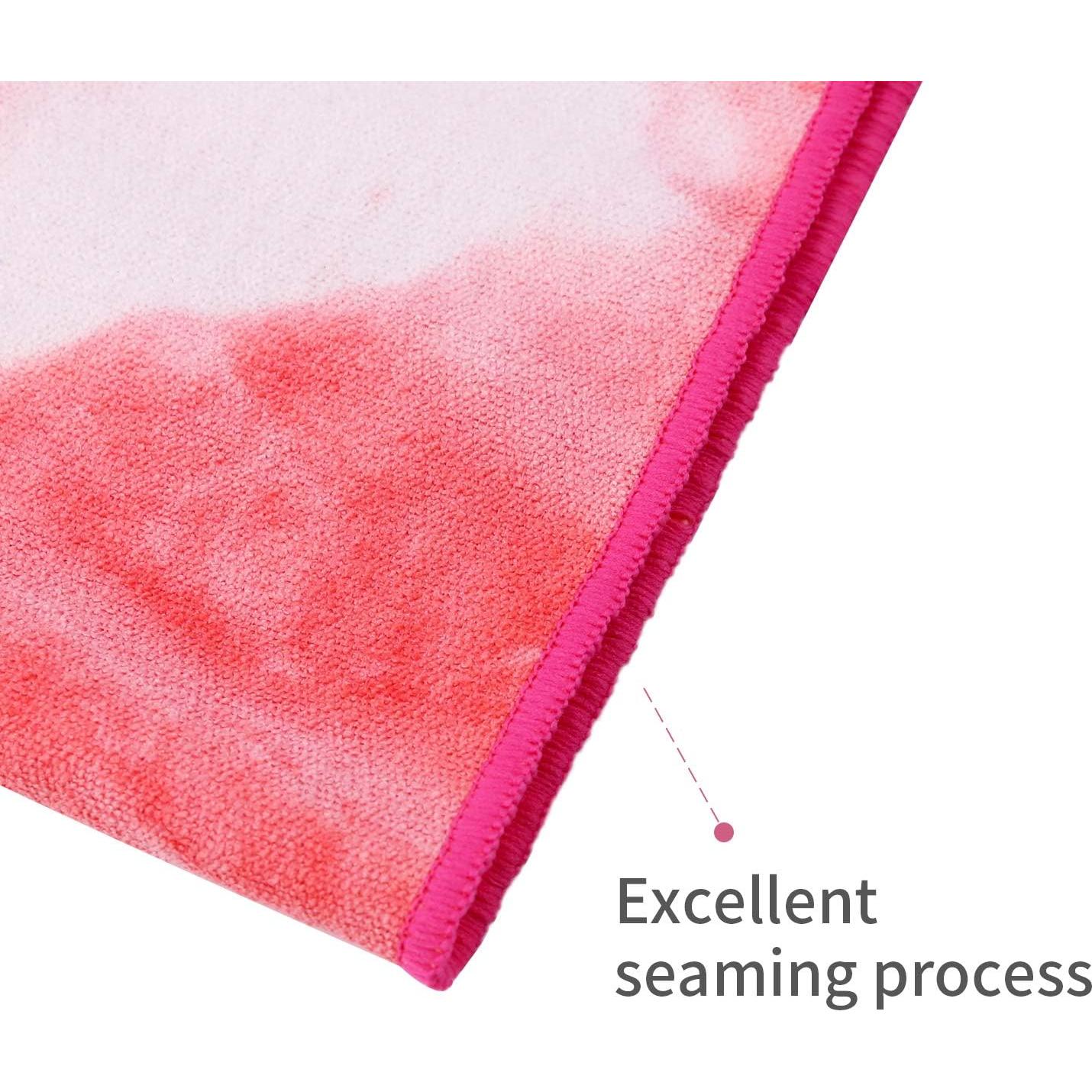 Toalla de Yoga Antideslizante DREAM SLIM 183x61cm Rosa