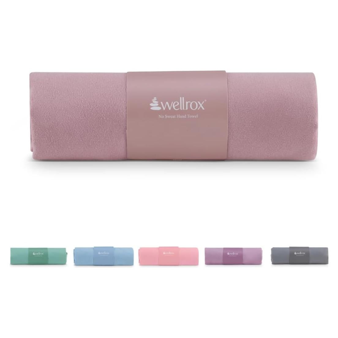 Toalla de Mano de Microfibra WellRox - Antideslizante Rosa 67x41cm