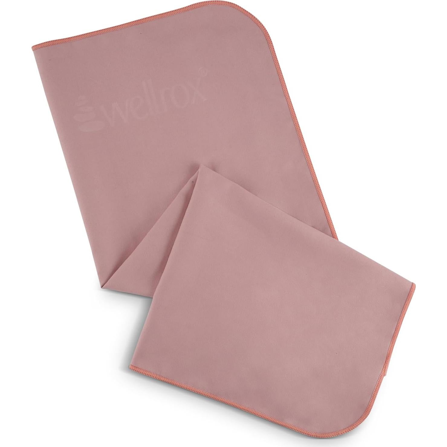 Toalla de Mano de Microfibra WellRox - Antideslizante Rosa 67x41cm