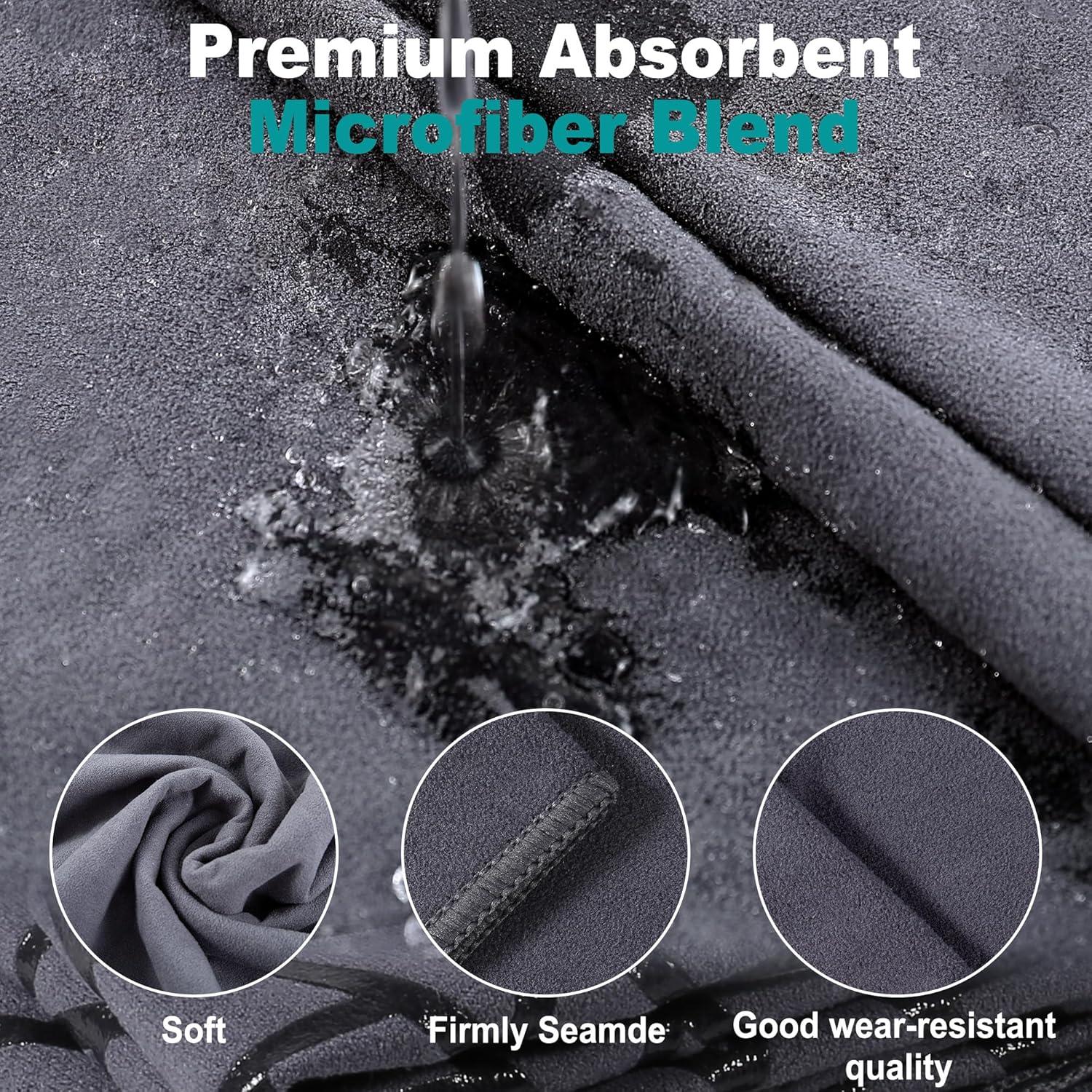 Toalla Grande para Yoga Caliente iDeaology 72x67 cm Microfibra