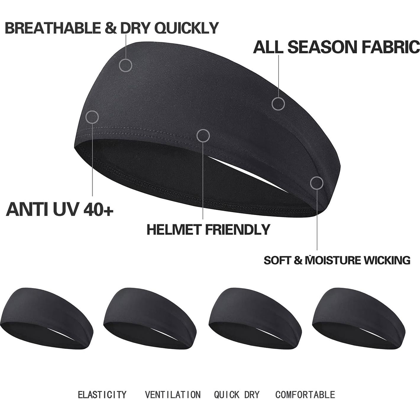 Cinta de Sudor Acozycoo para Hombres - Paquete de 5 Unidades