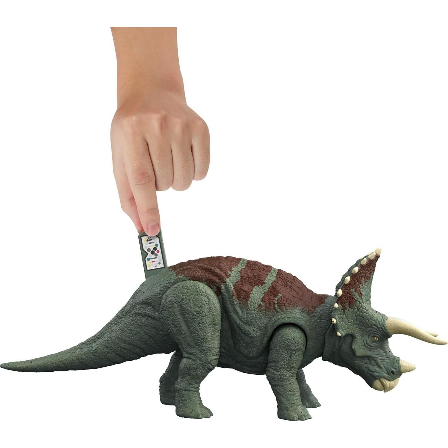 Figura de Acción Triceratops Roar Strikers Mattel 33 cm