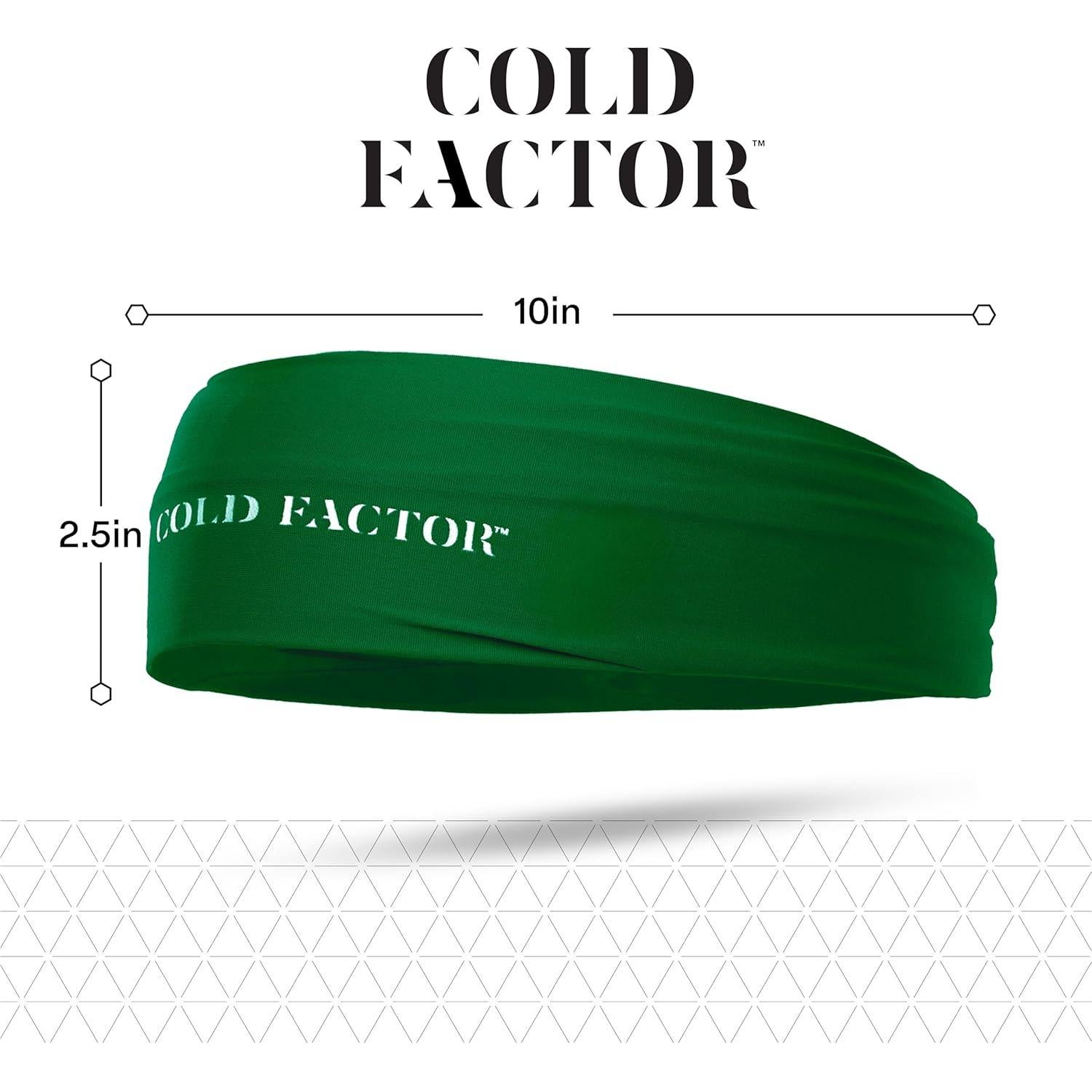 Banda para la cabeza COLD FACTOR enfriamiento instantáneo UPF 50+