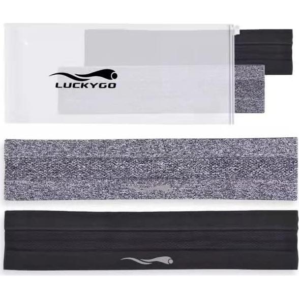 Bandas para la cabeza LUCKYGO unisex 2 piezas absorbentes