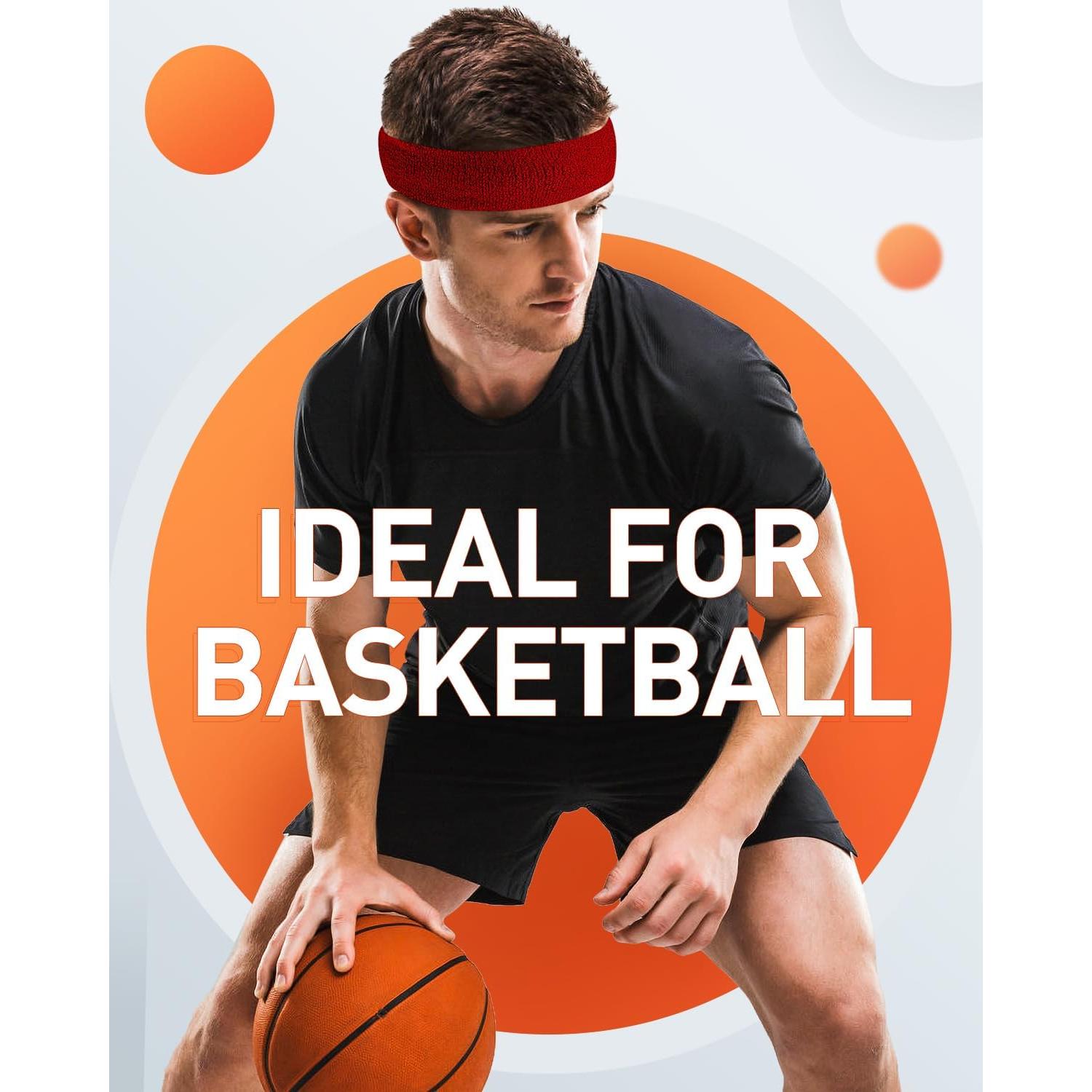 Banda para el Sudor Tanluhu Unisex - Absorbente y Antideslizante