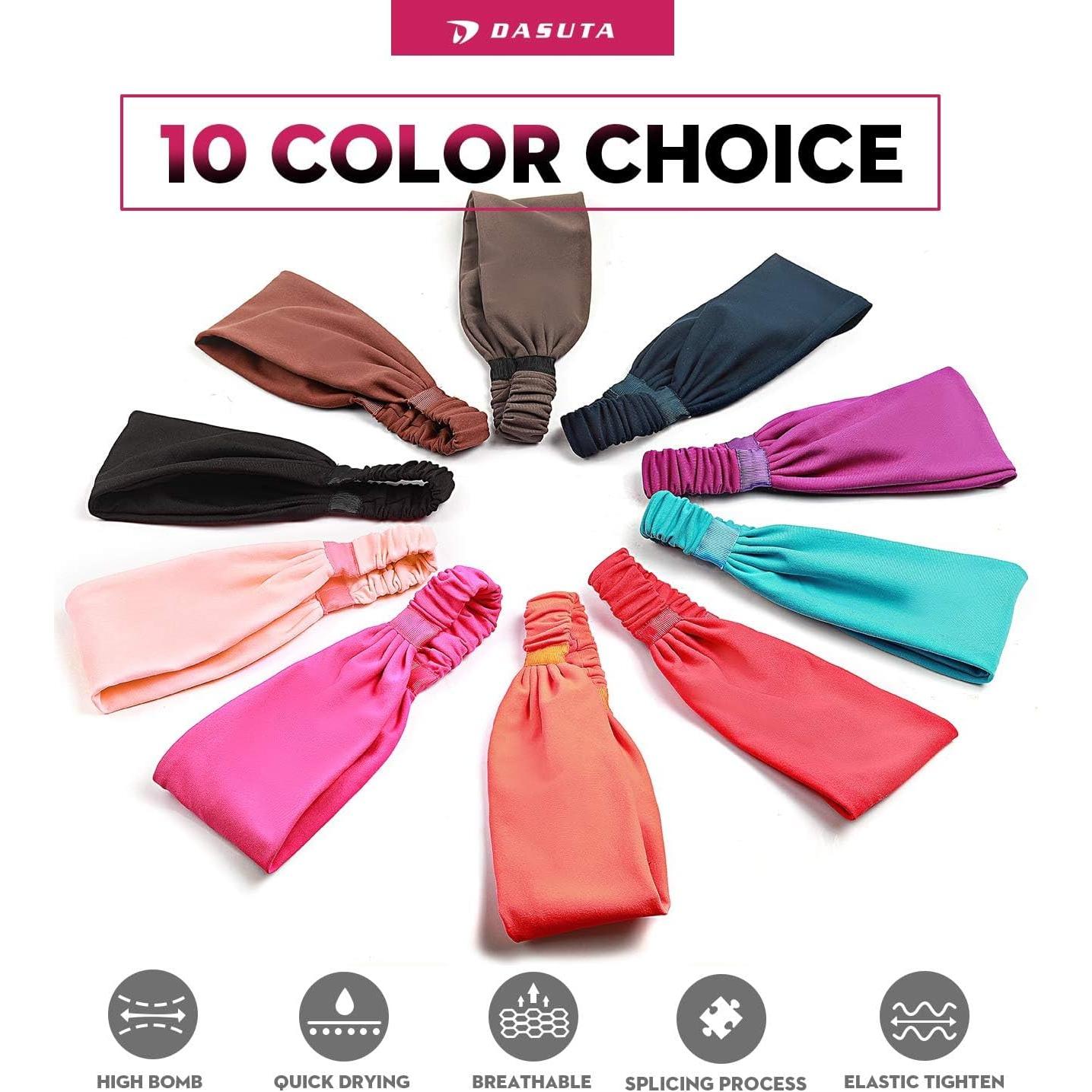 Cintas para el cabello DASUTA 10 PCS elásticas antideslizantes