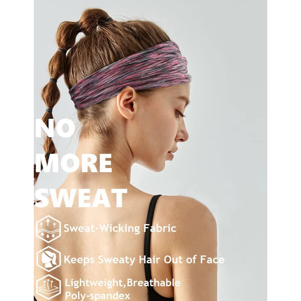 Cintas de Sudor Elásticas Terse para Mujeres - 6 Piezas